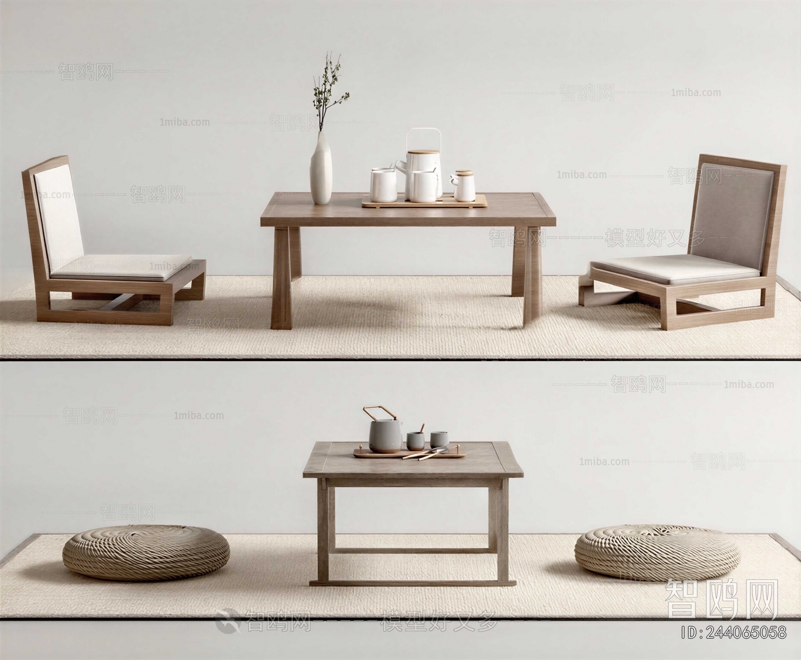 Japanese Style Tea Tables And Chairs
