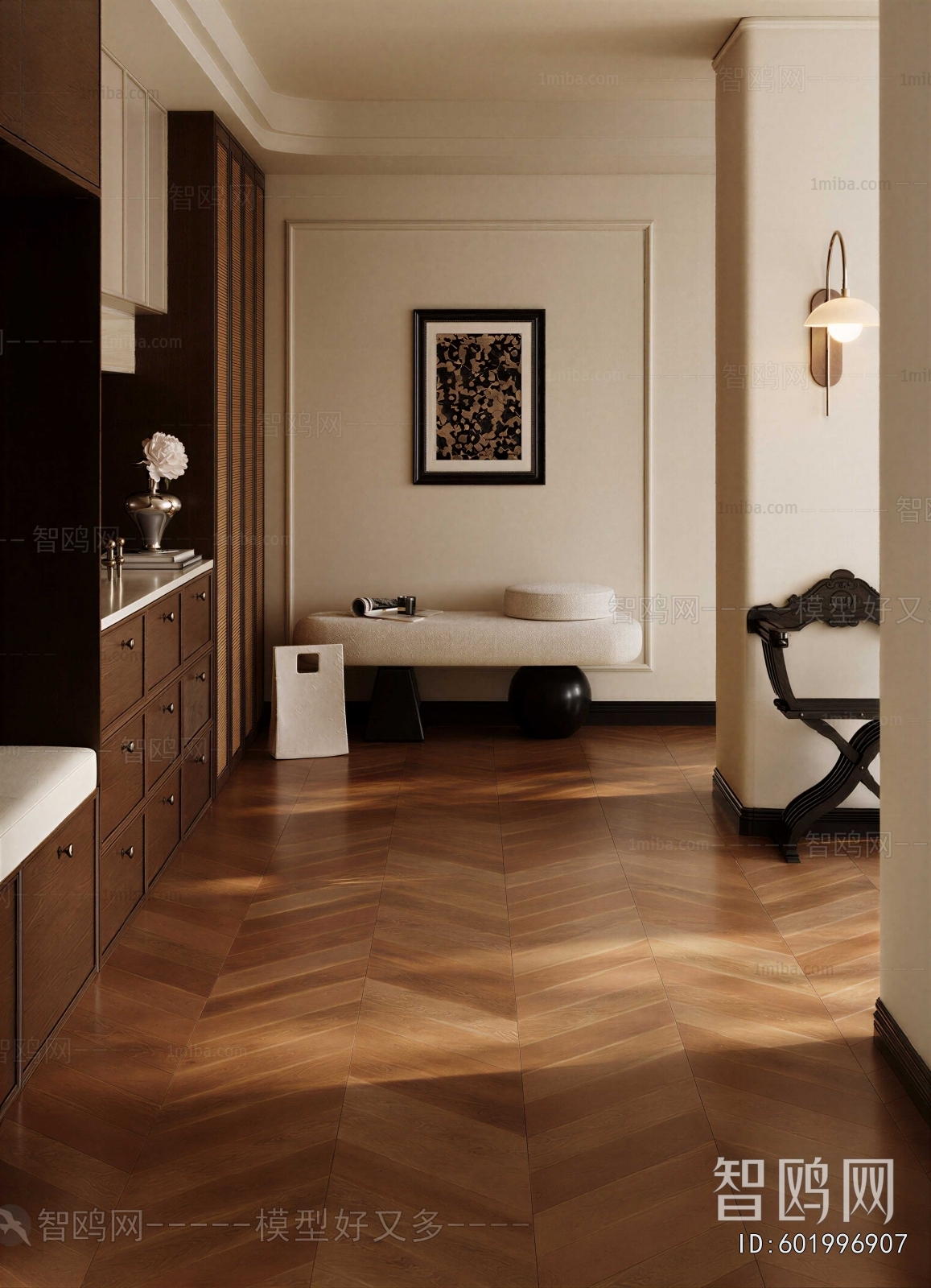 French Style Hallway