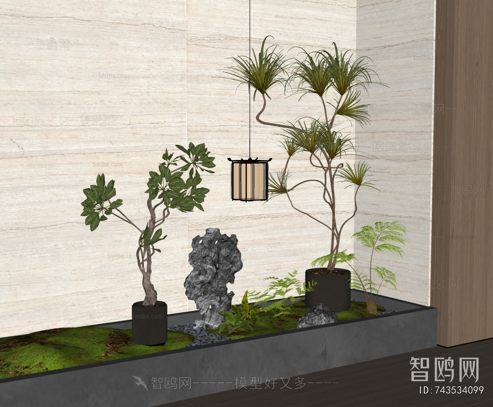 New Chinese Style Plant Landscaping