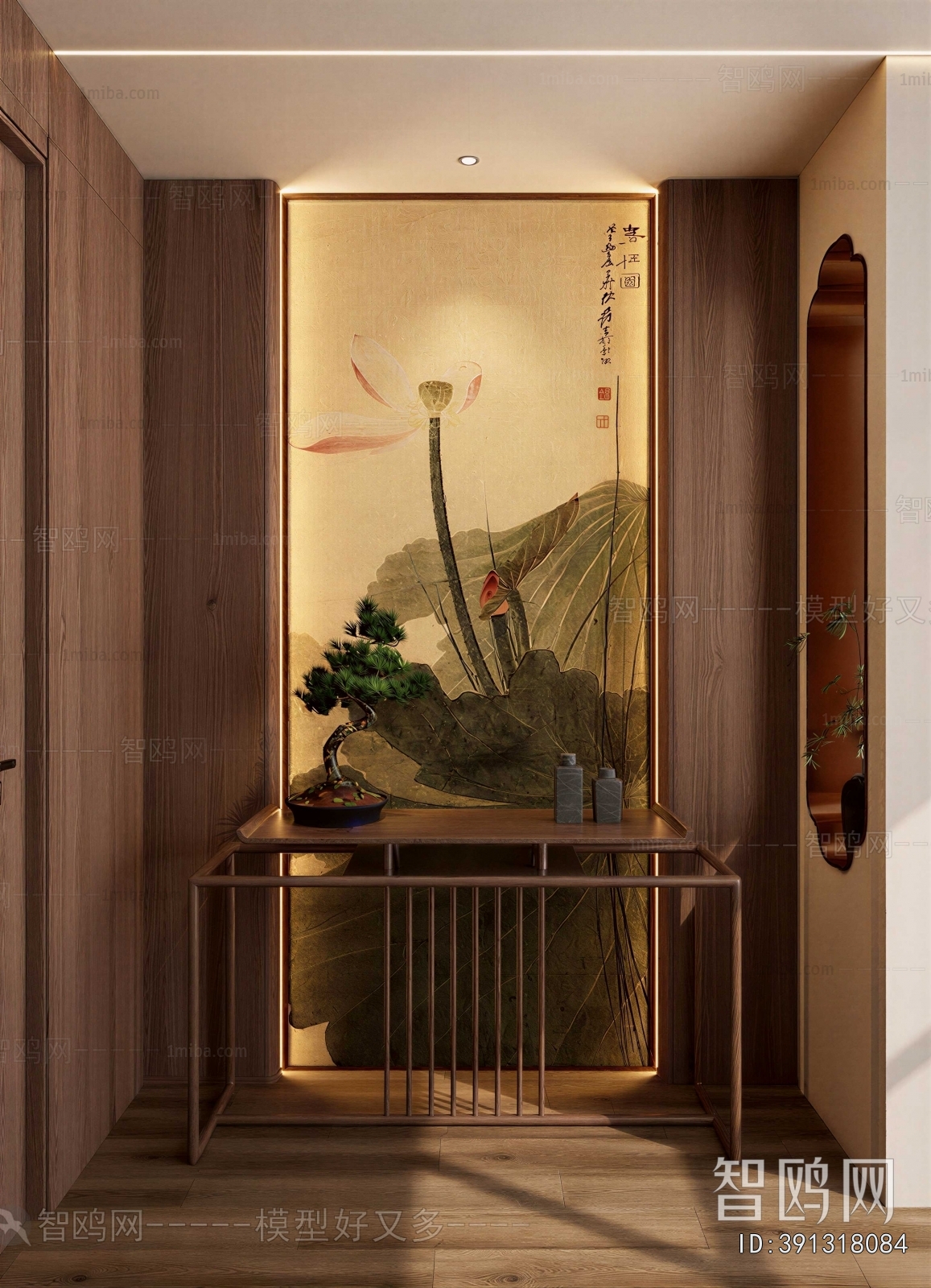 New Chinese Style Hallway