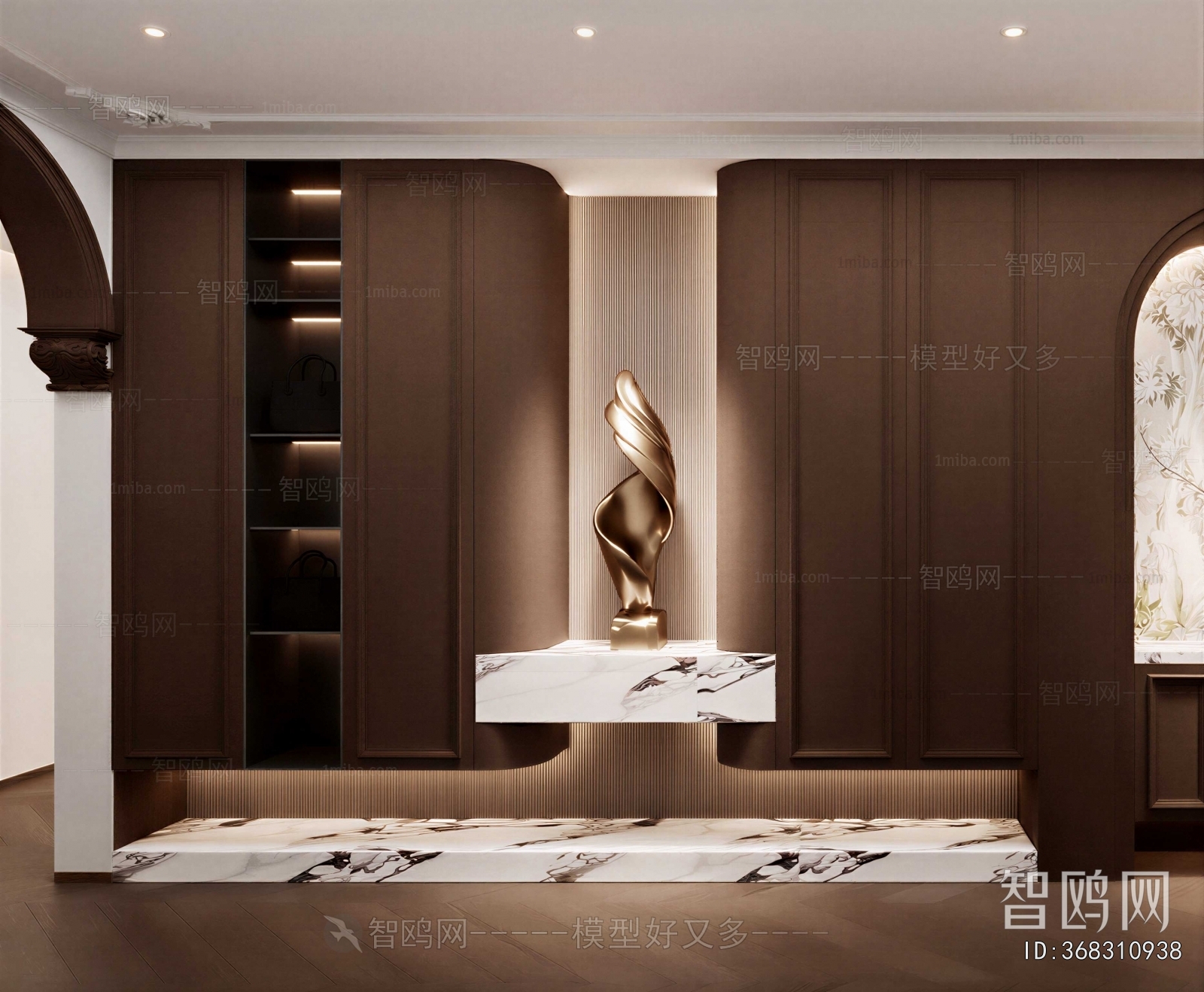 French Style Hallway