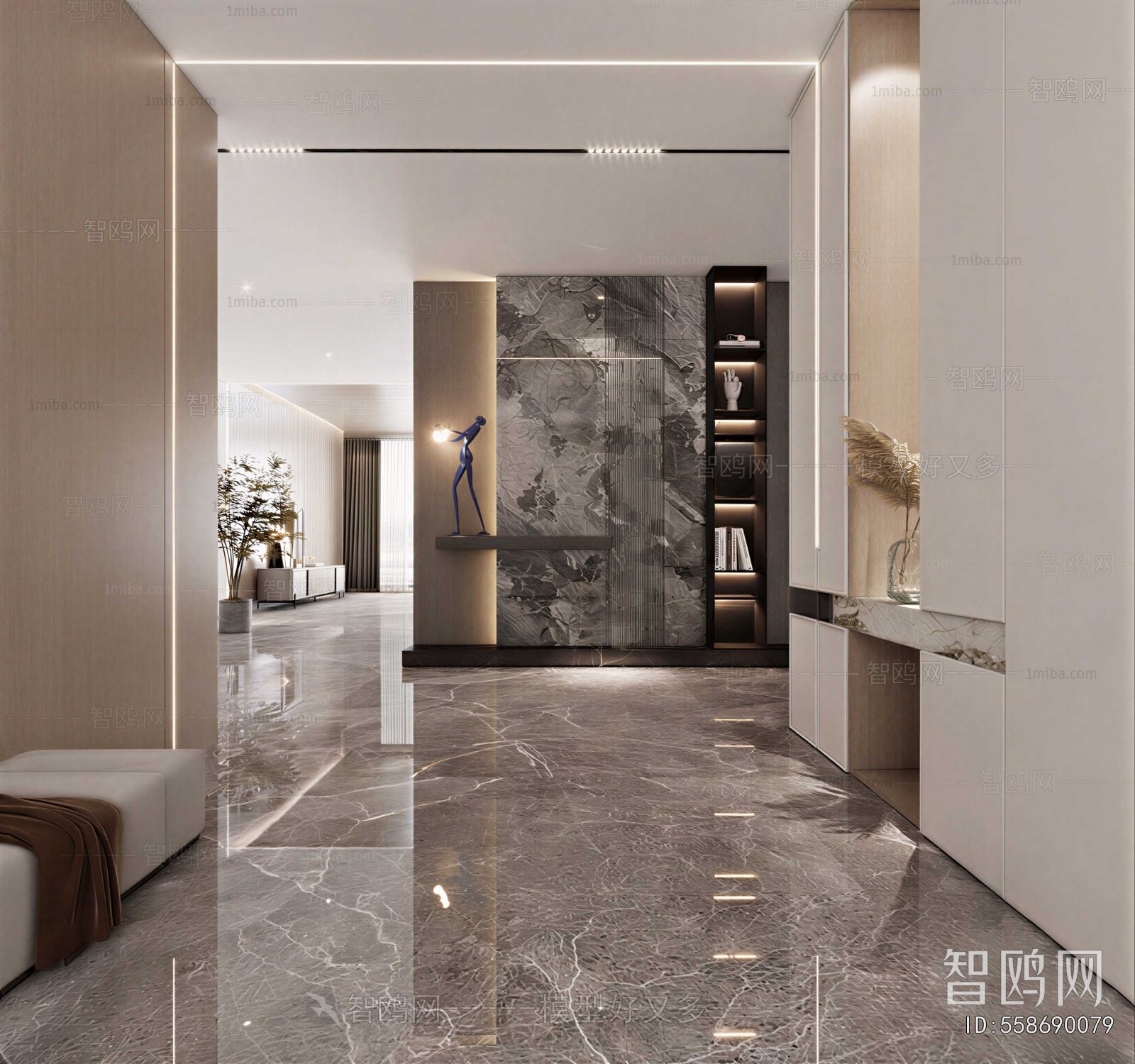 Modern Hallway