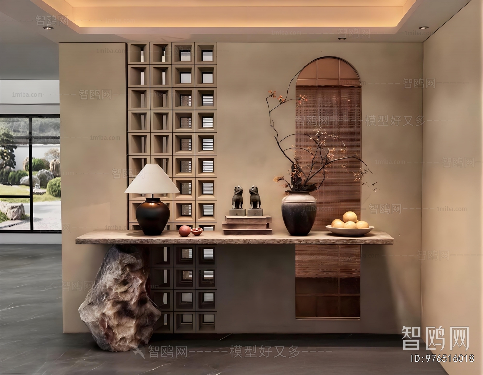 New Chinese Style Hallway