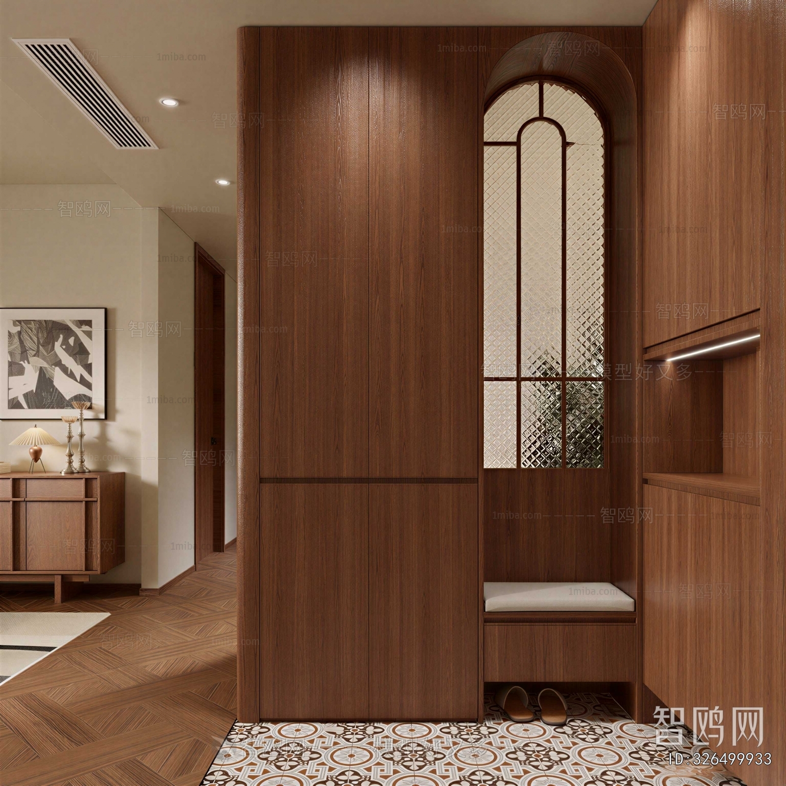 New Chinese Style Hallway