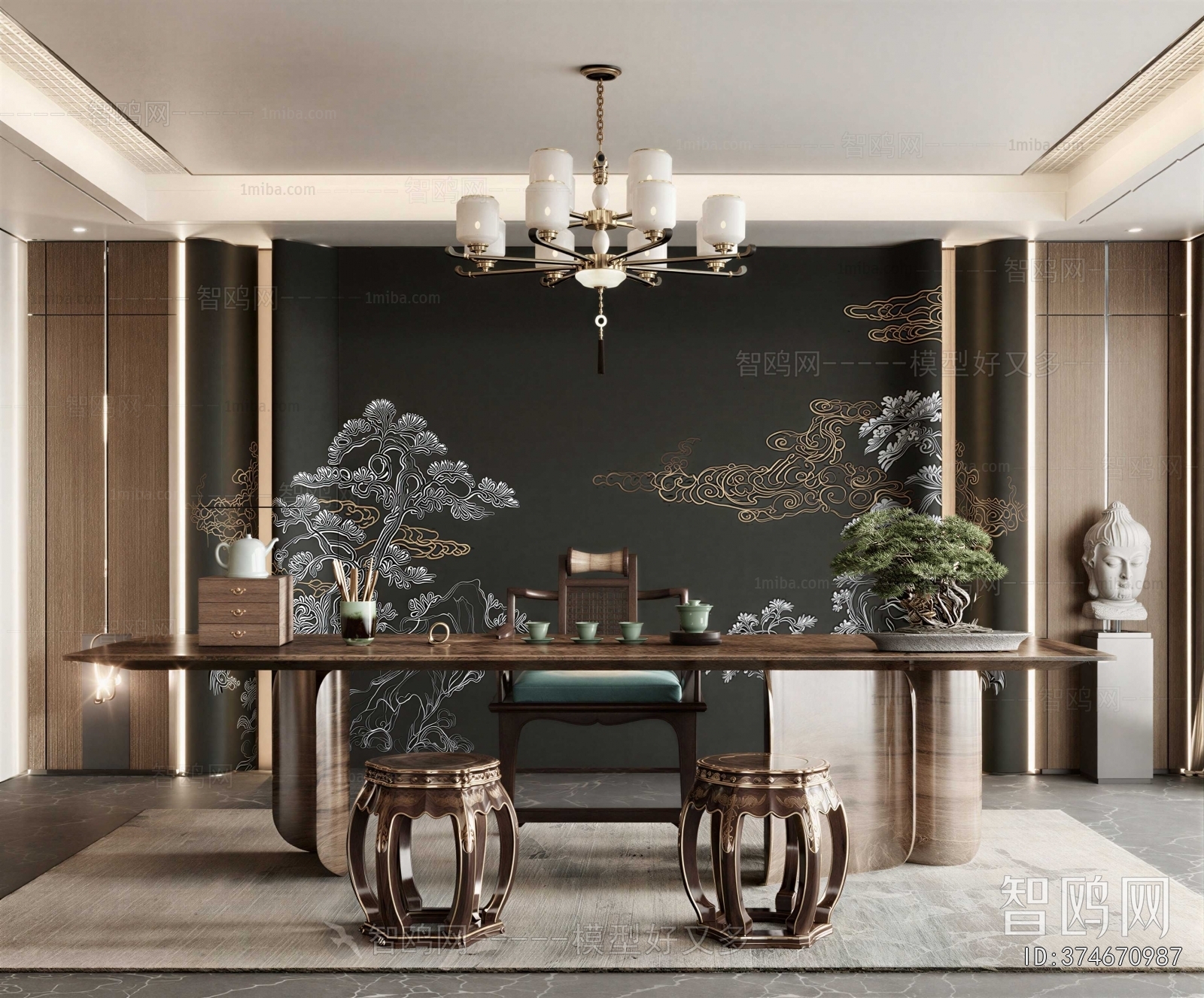 New Chinese Style Tea House