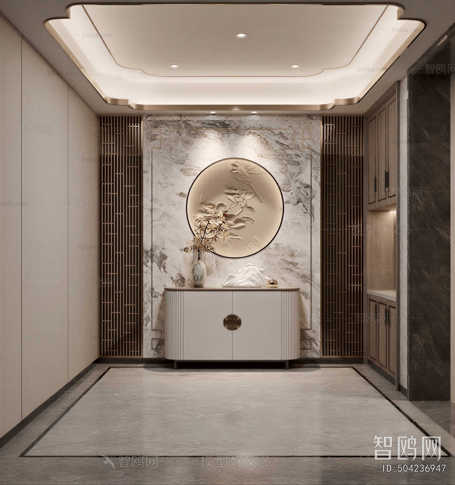 New Chinese Style Hallway