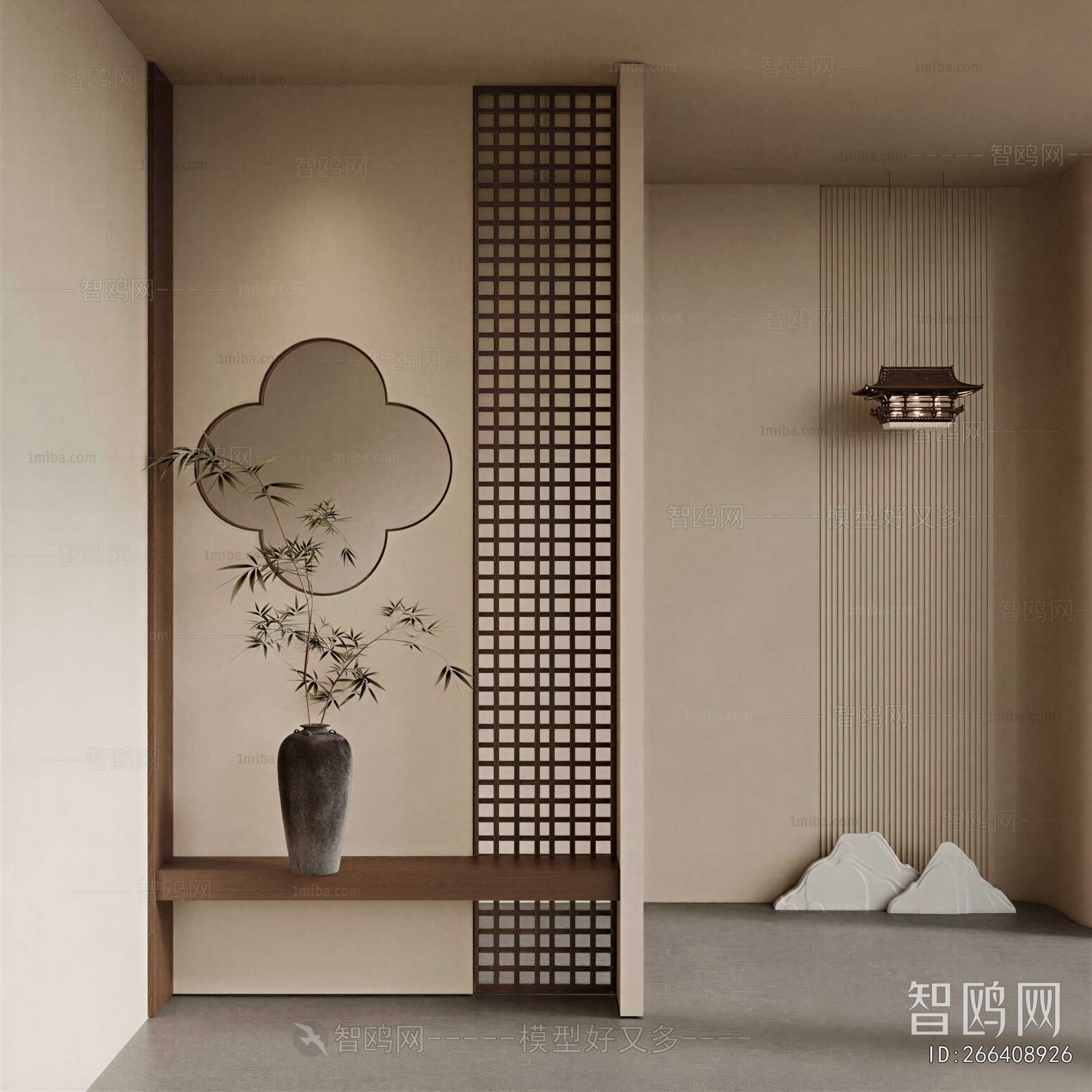 New Chinese Style Hallway