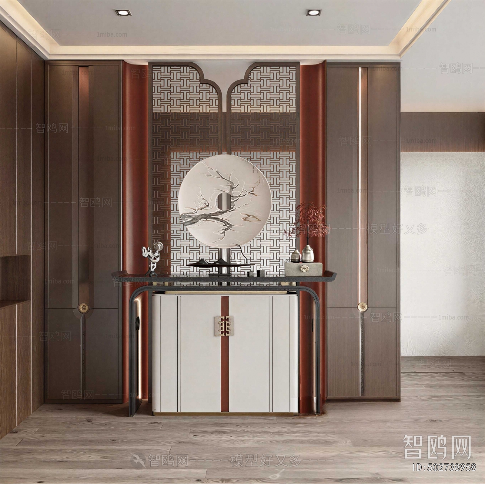 New Chinese Style Hallway