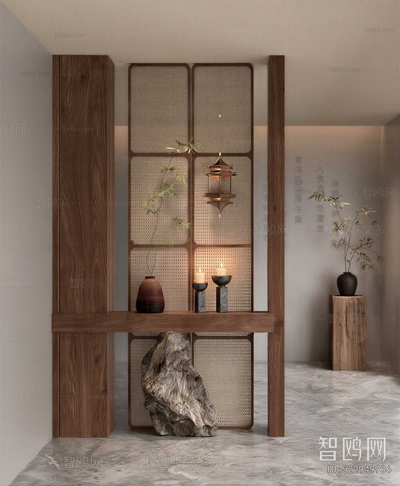 New Chinese Style Hallway