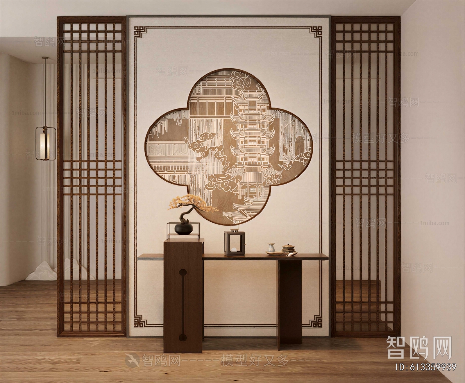 New Chinese Style Hallway