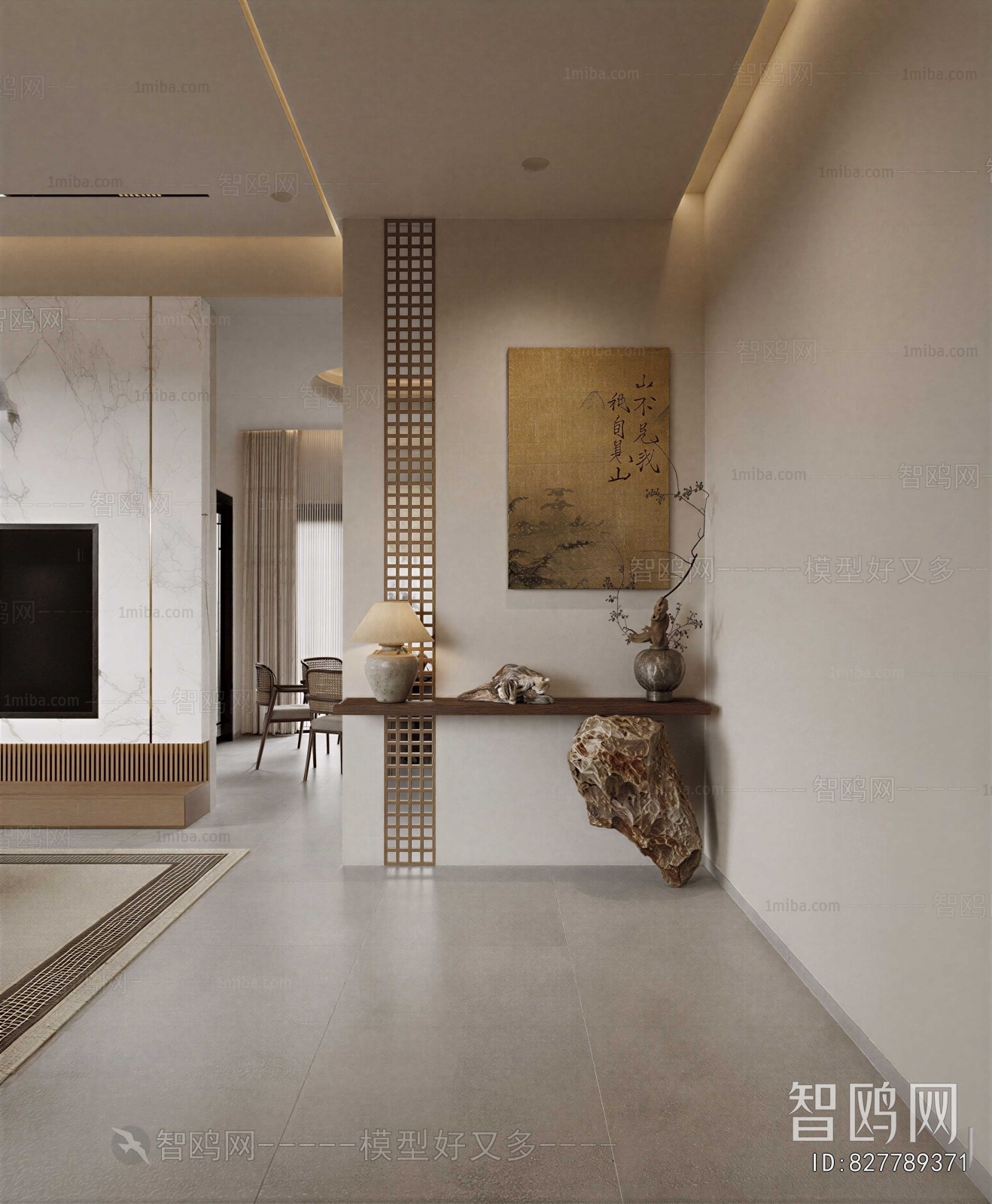 New Chinese Style Hallway