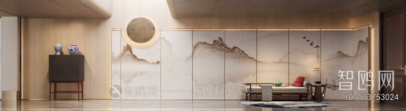 New Chinese Style Hallway