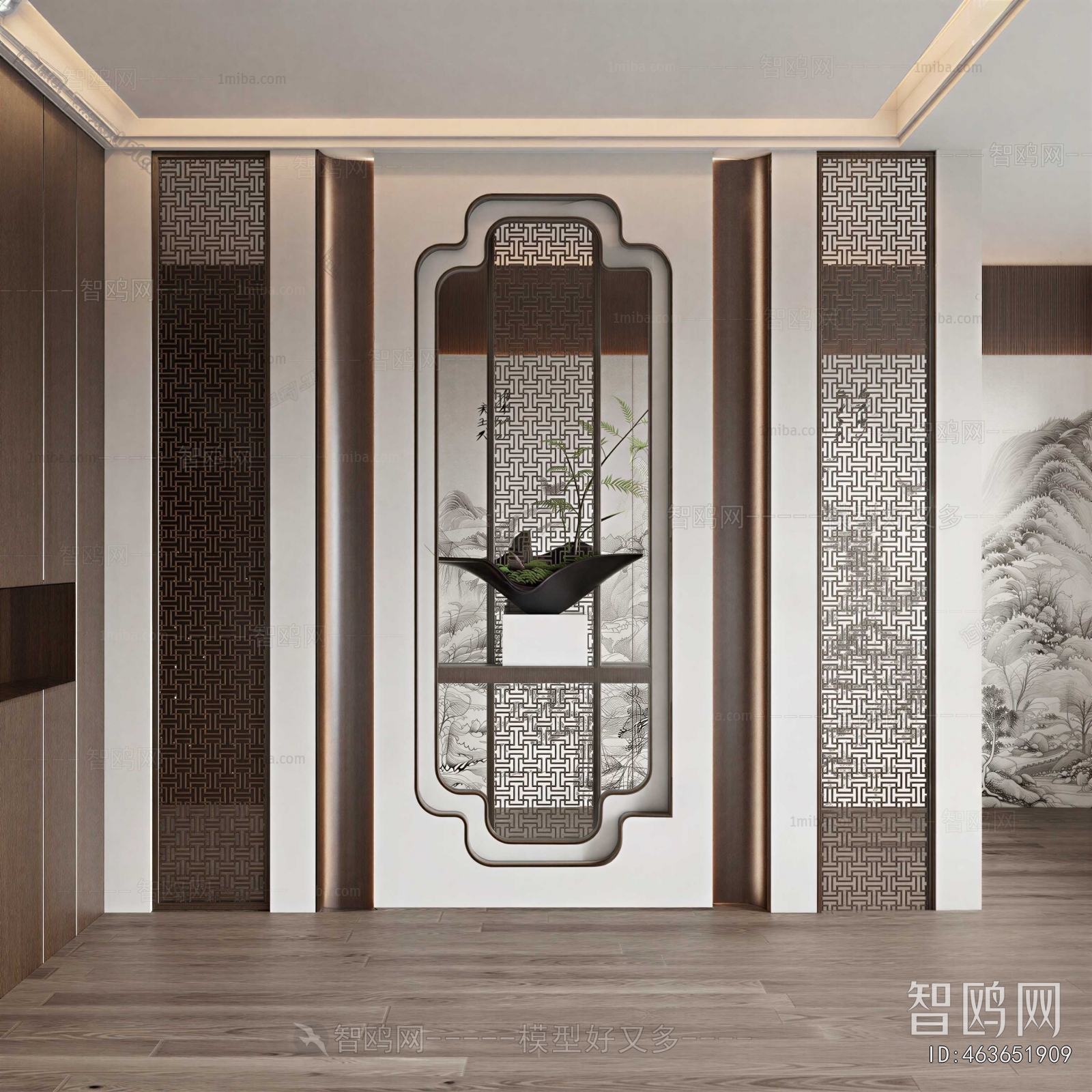 New Chinese Style Hallway