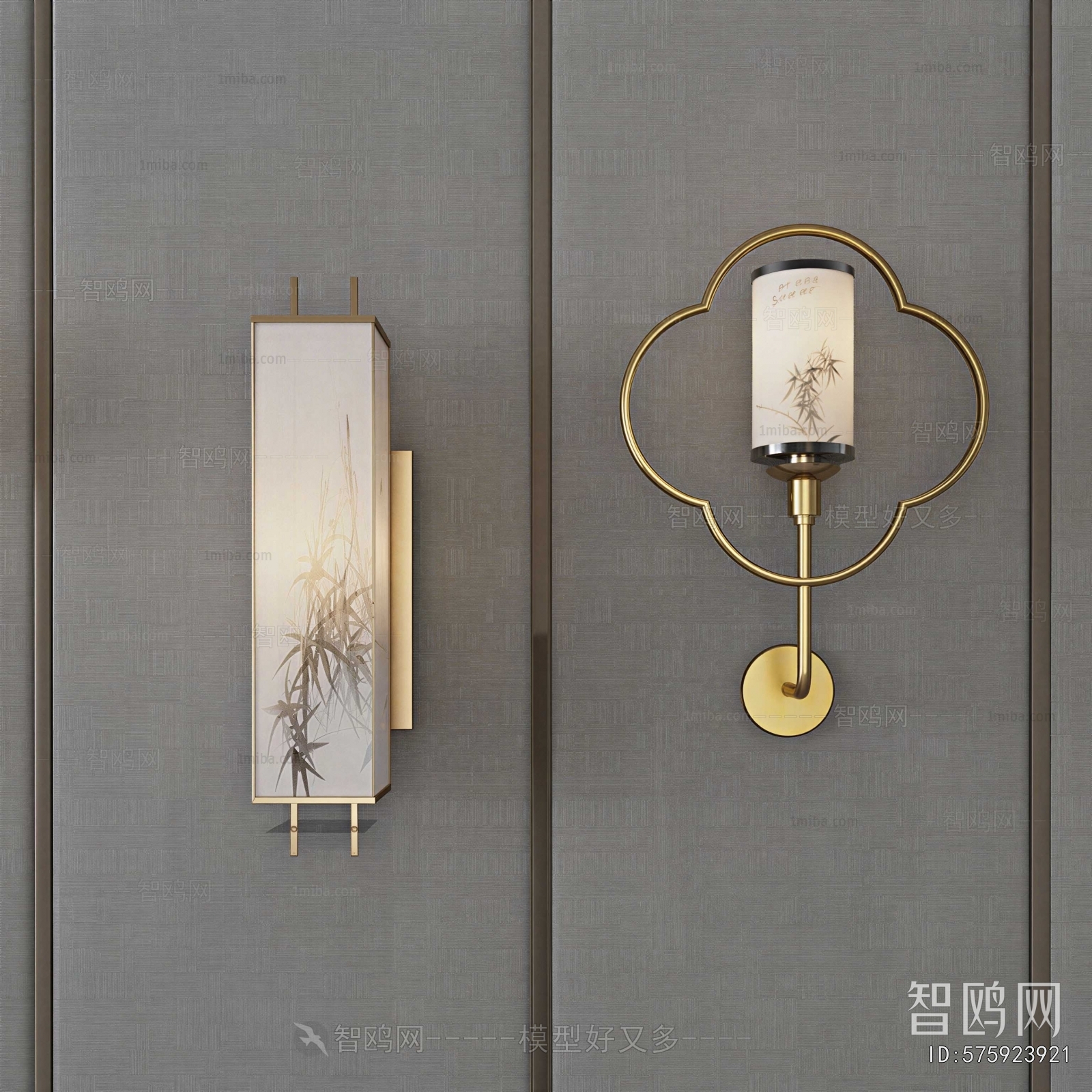 New Chinese Style Wall Lamp