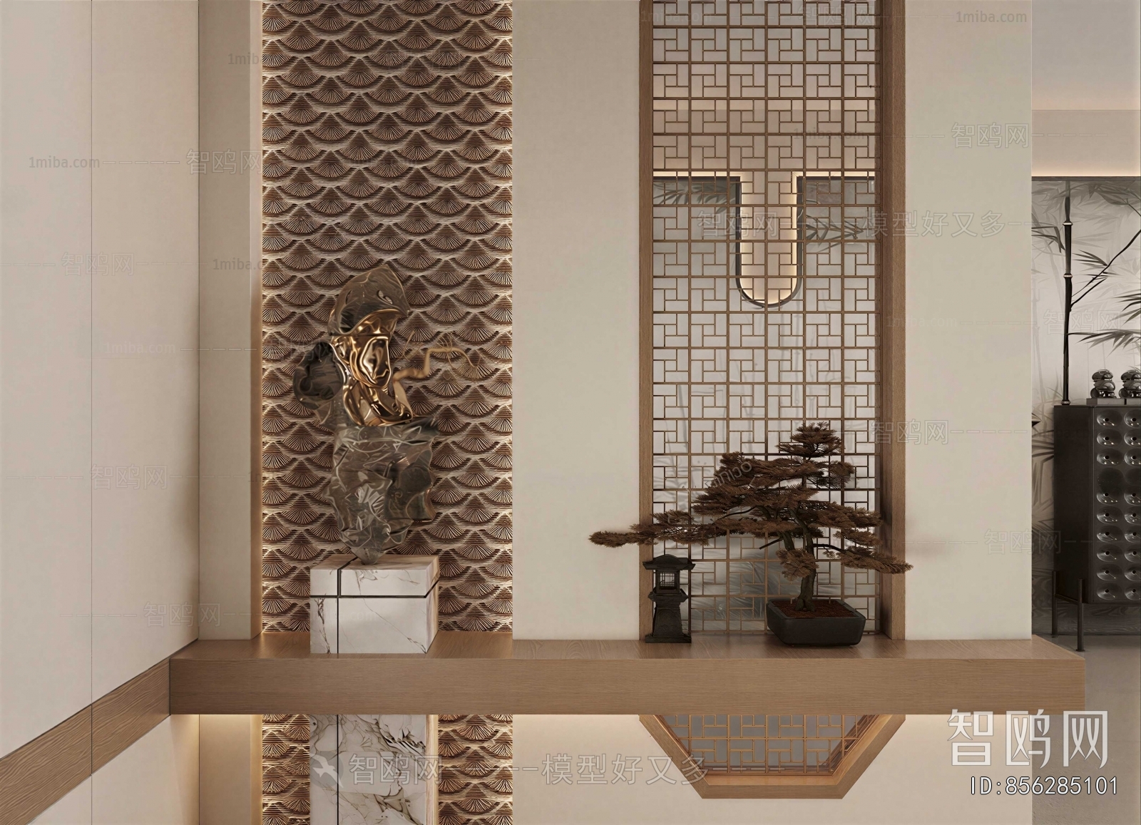 New Chinese Style Hallway