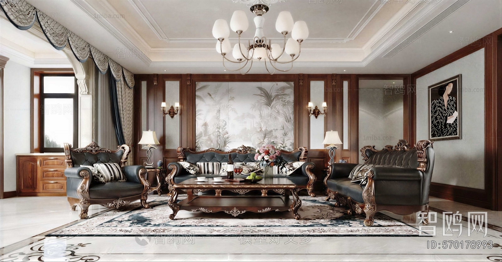 American Style A Living Room