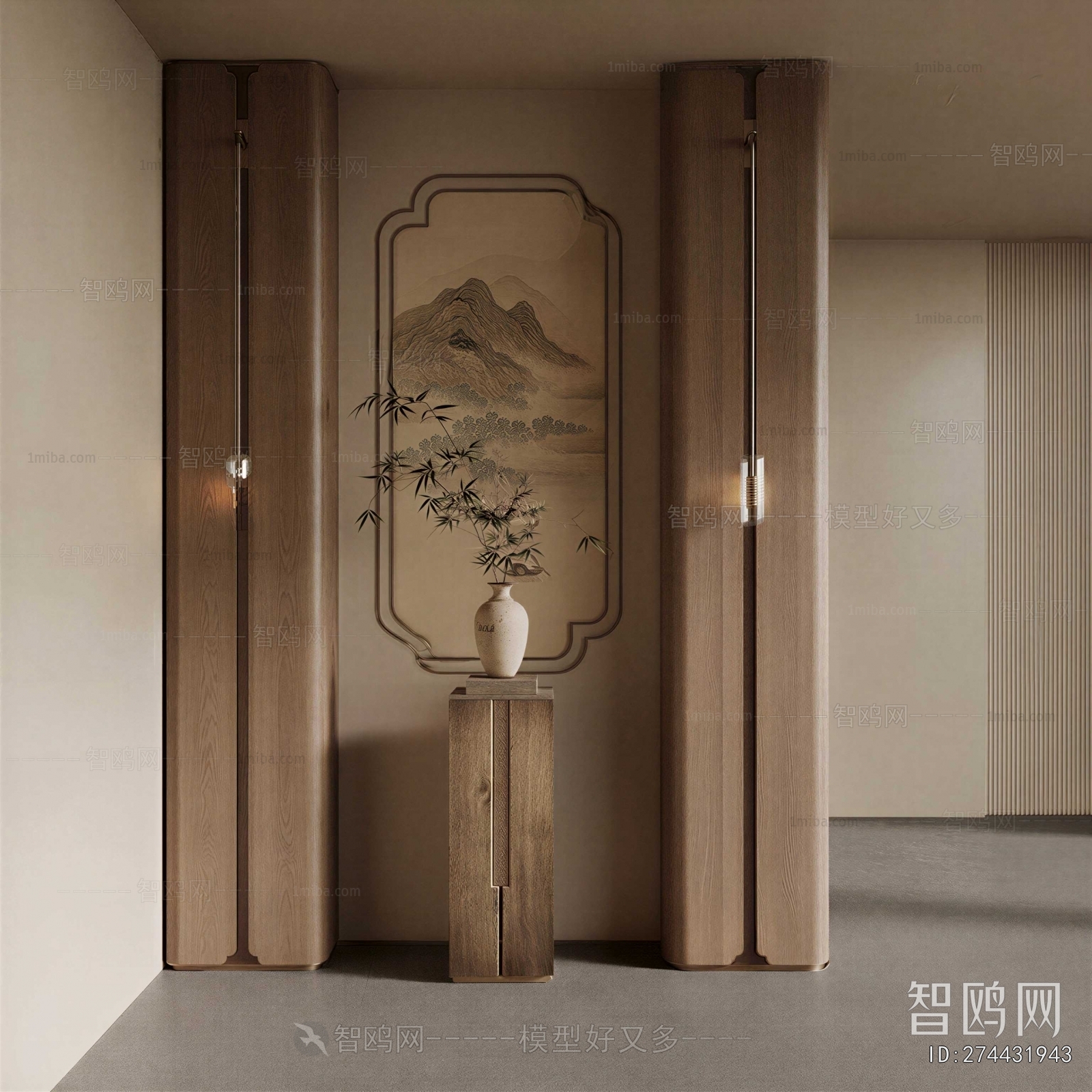 New Chinese Style Hallway