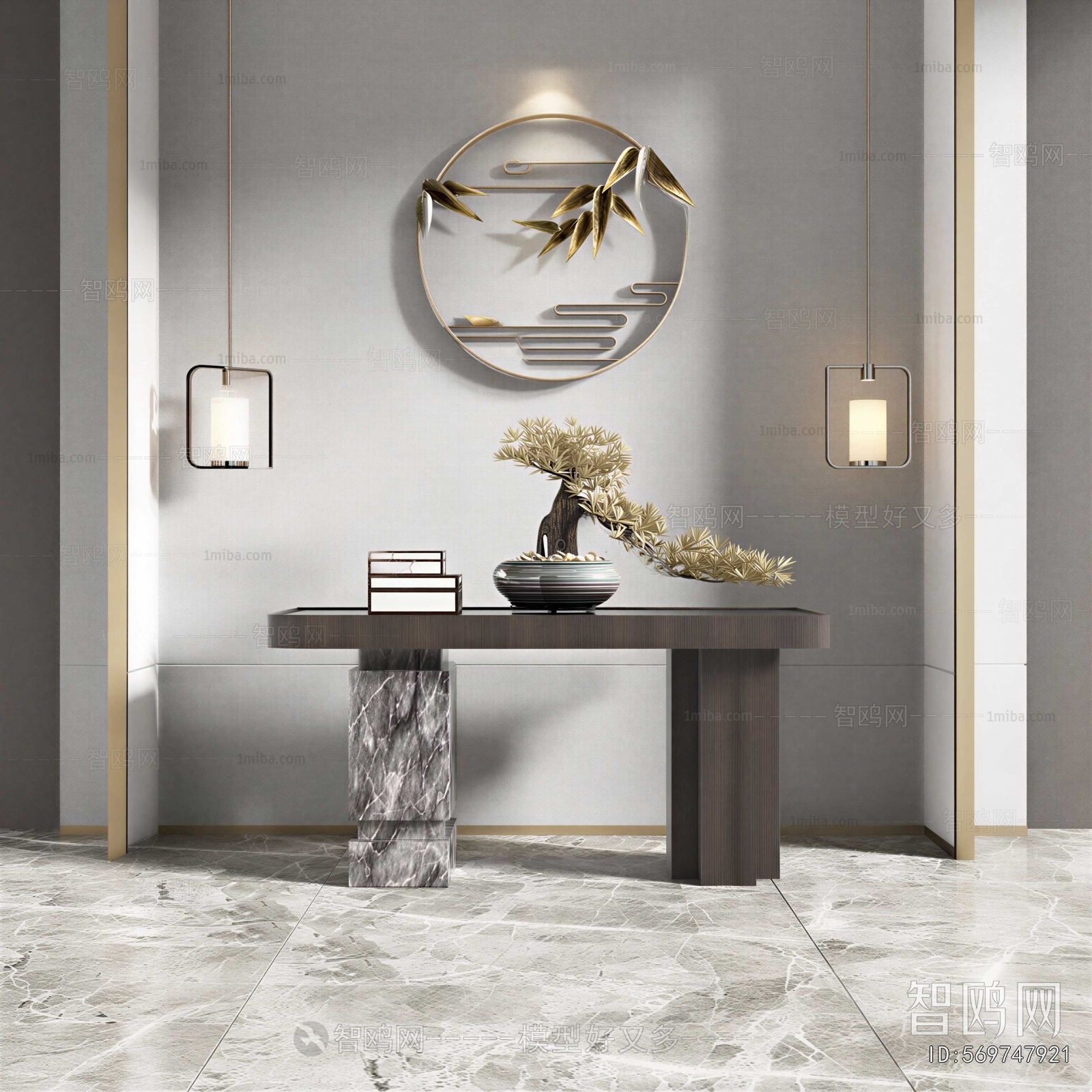 New Chinese Style Hallway