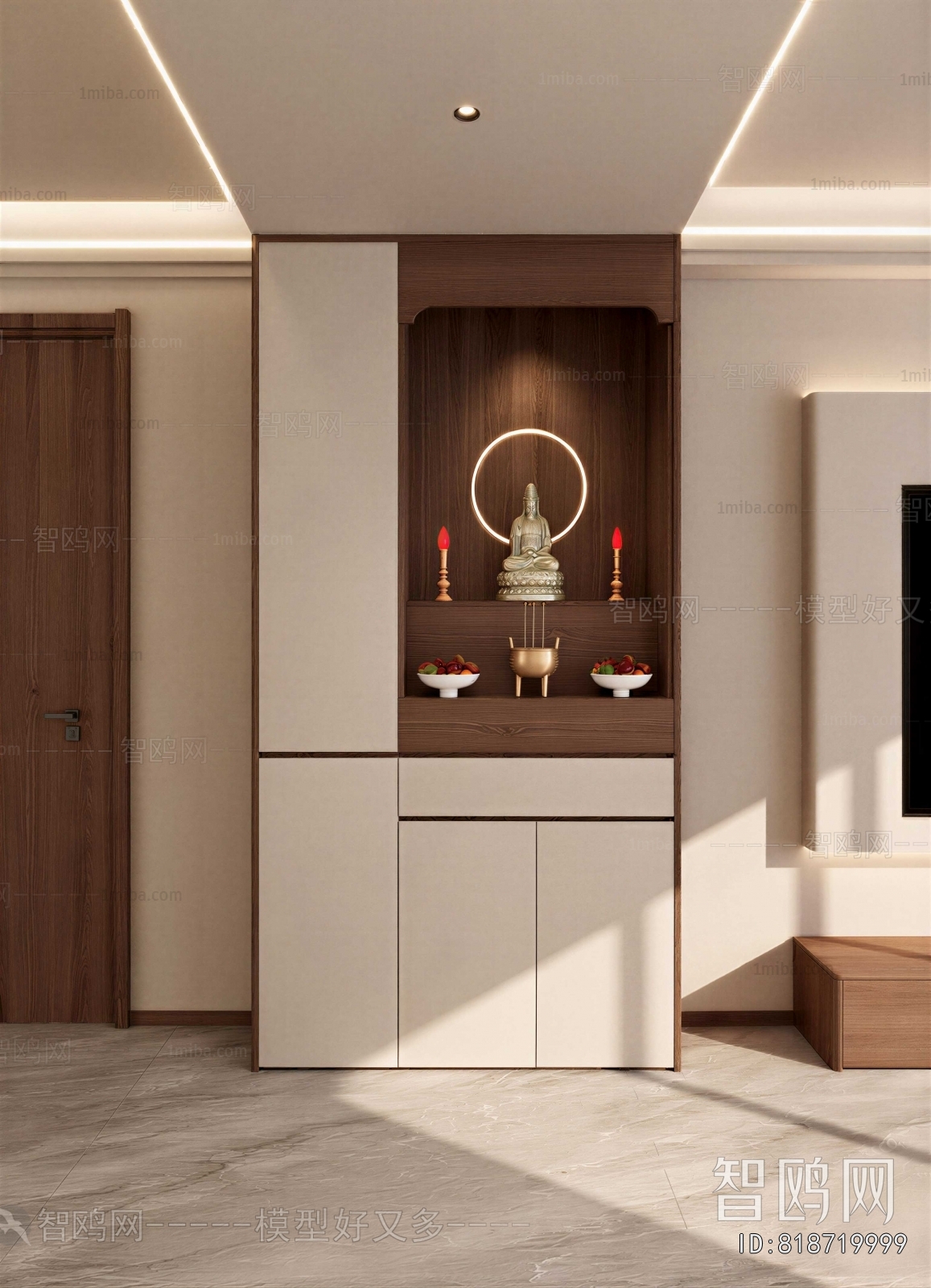 Modern Buddhist Niche