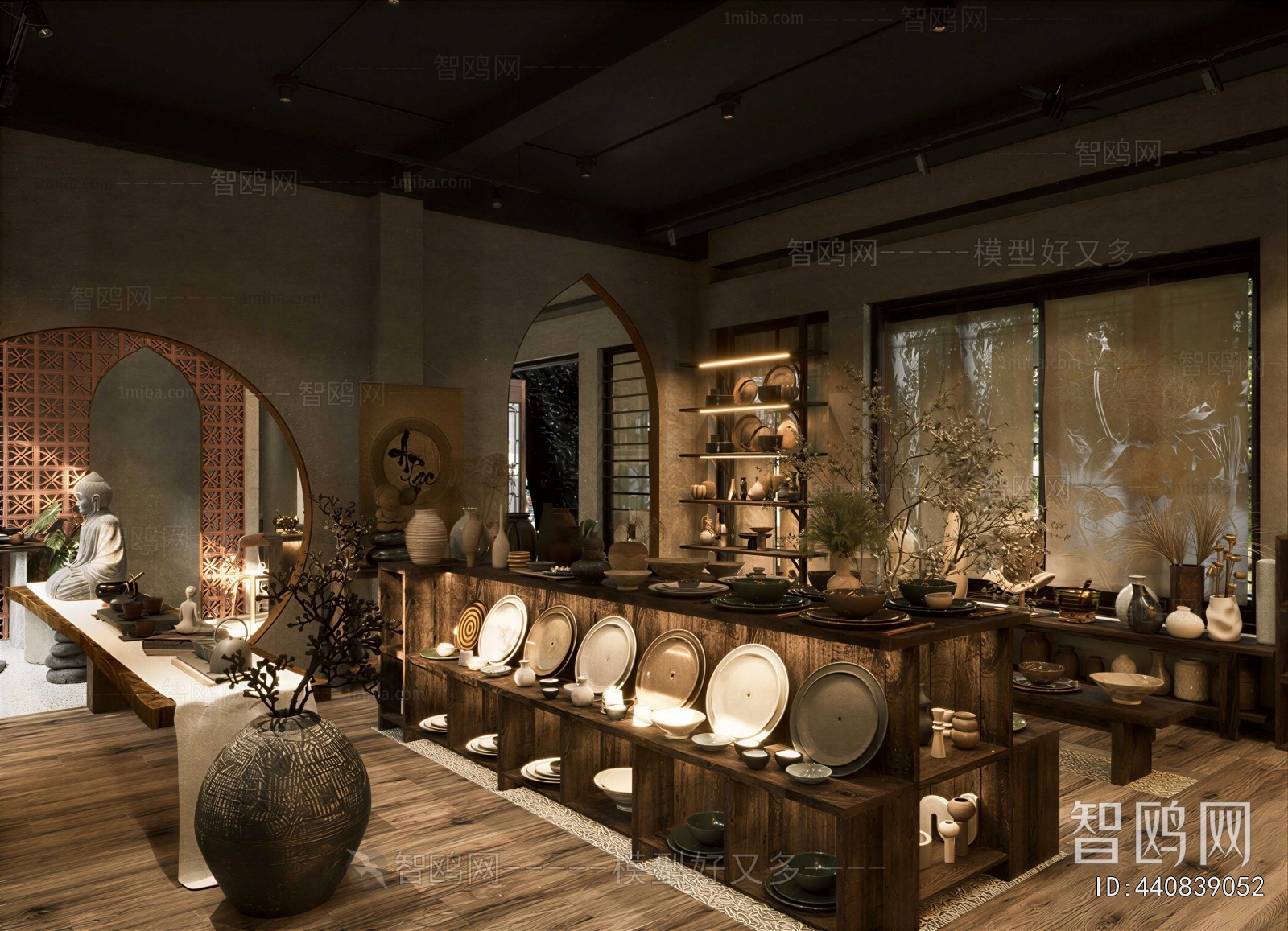 New Chinese Style Exhibition Hall