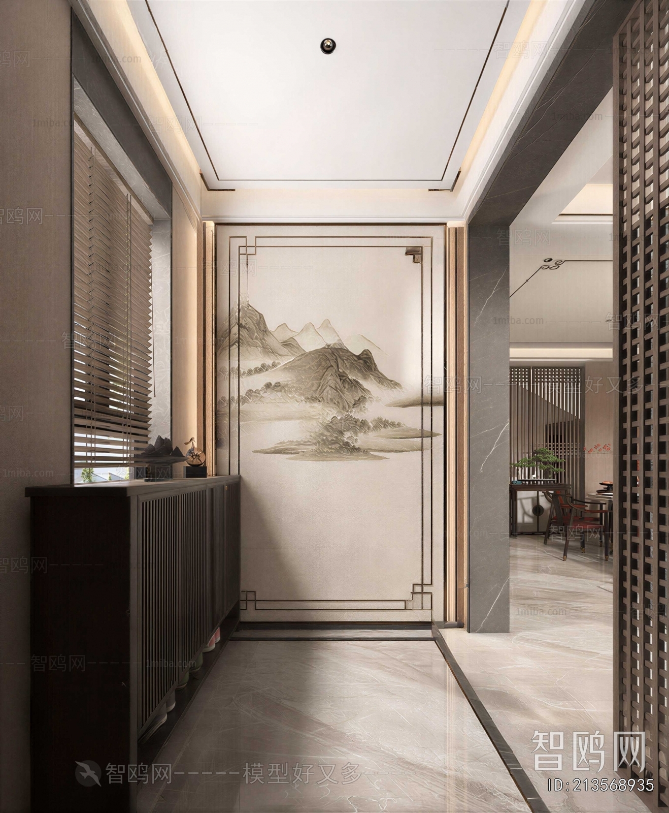 New Chinese Style Hallway