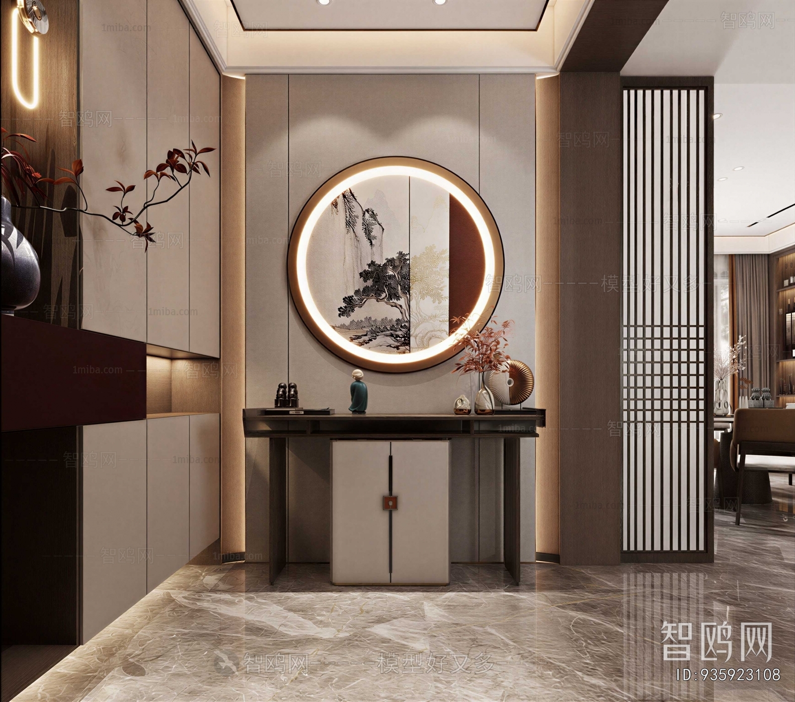New Chinese Style Hallway