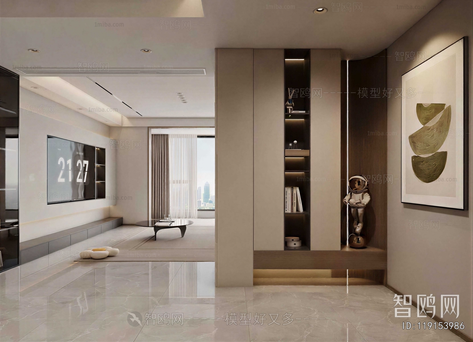 Modern Hallway