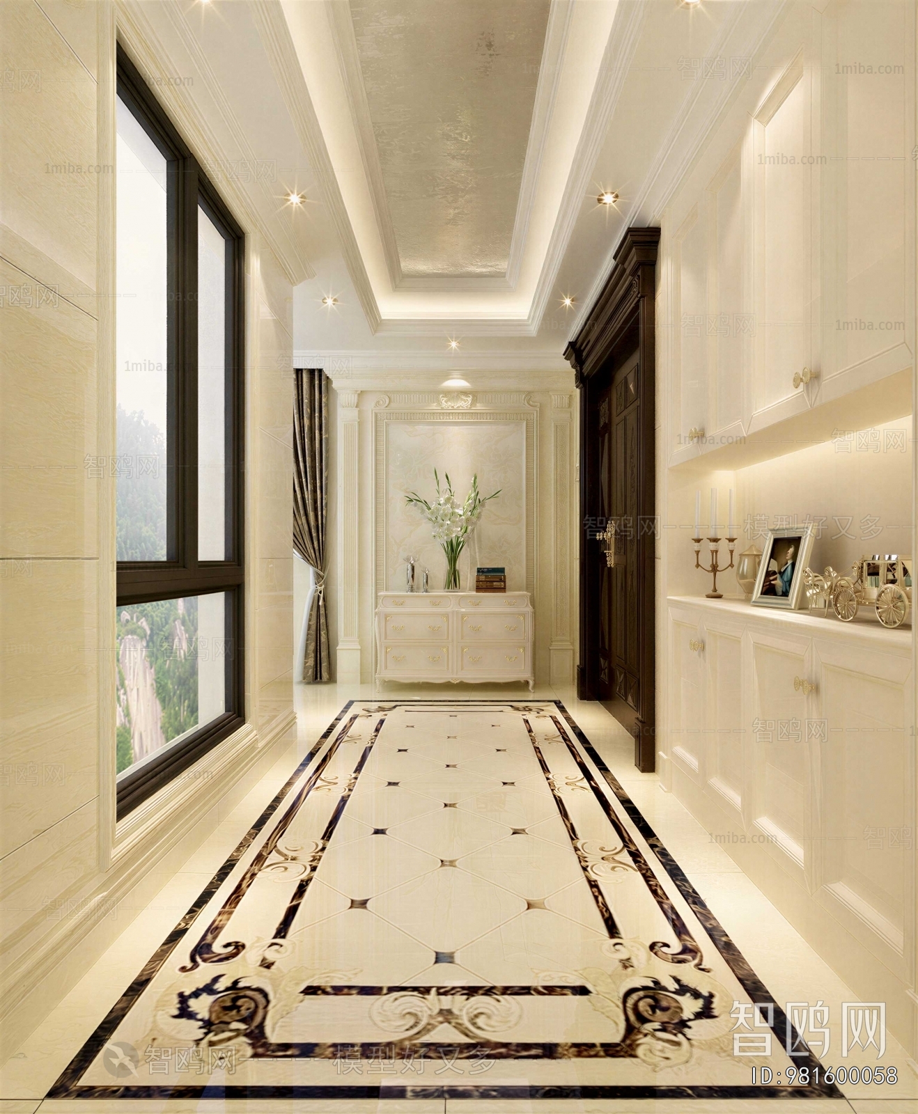 European Style Hallway