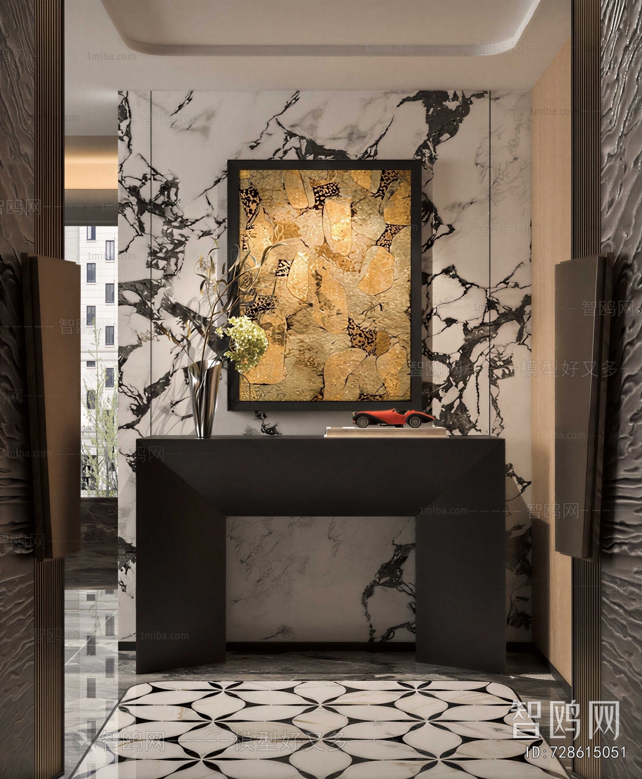 New Chinese Style Hallway