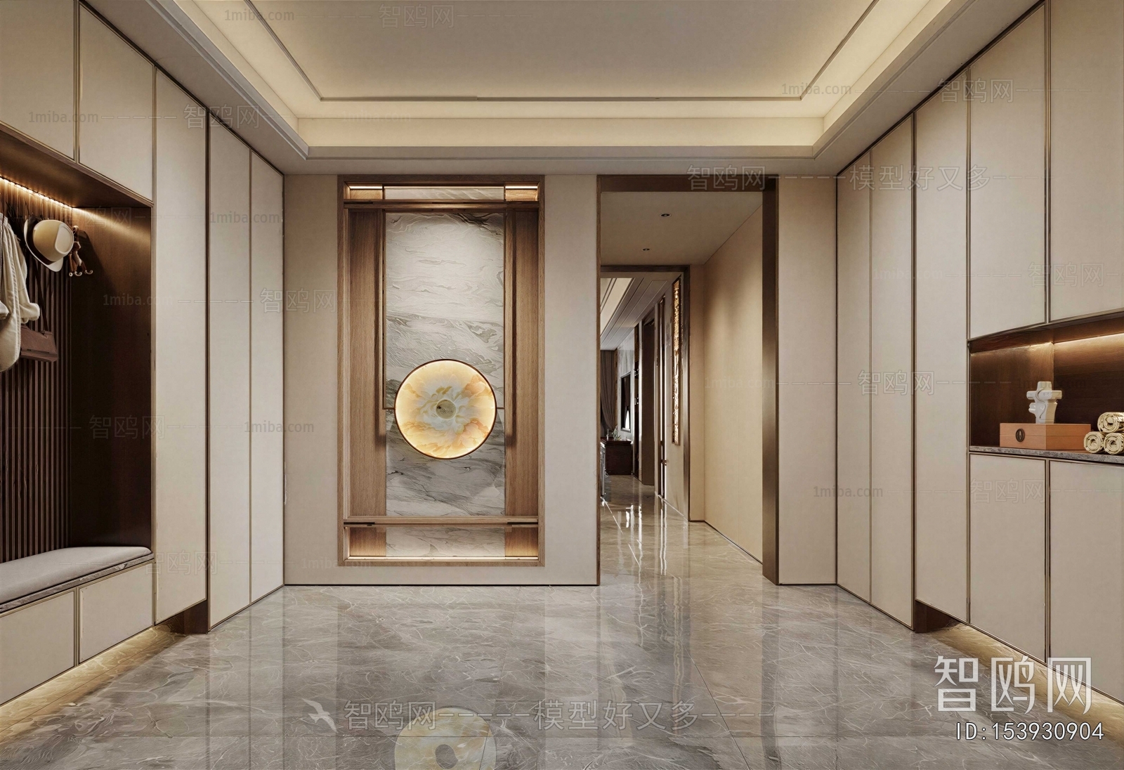 New Chinese Style Hallway