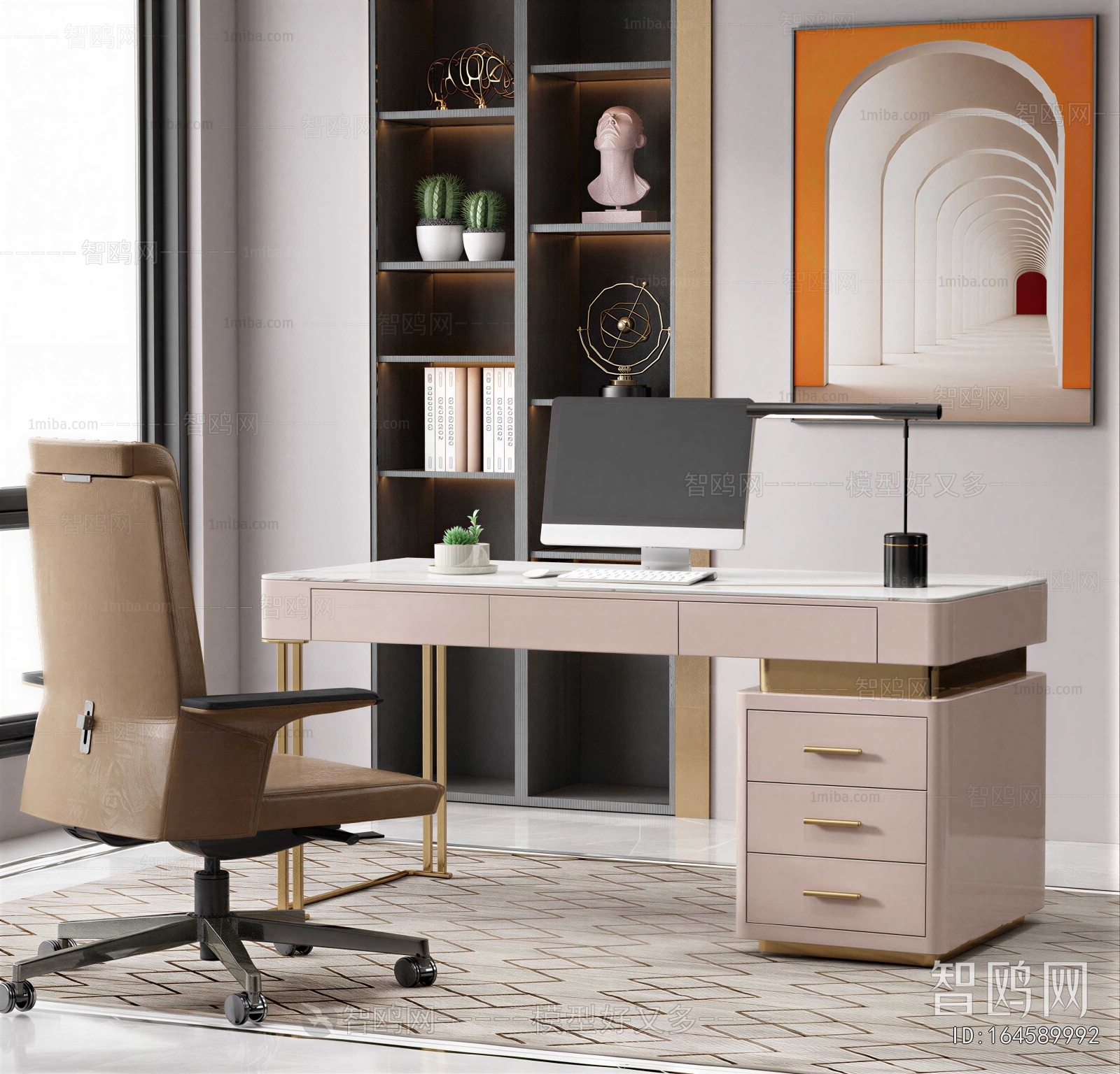 Modern Computer Desk And Chair