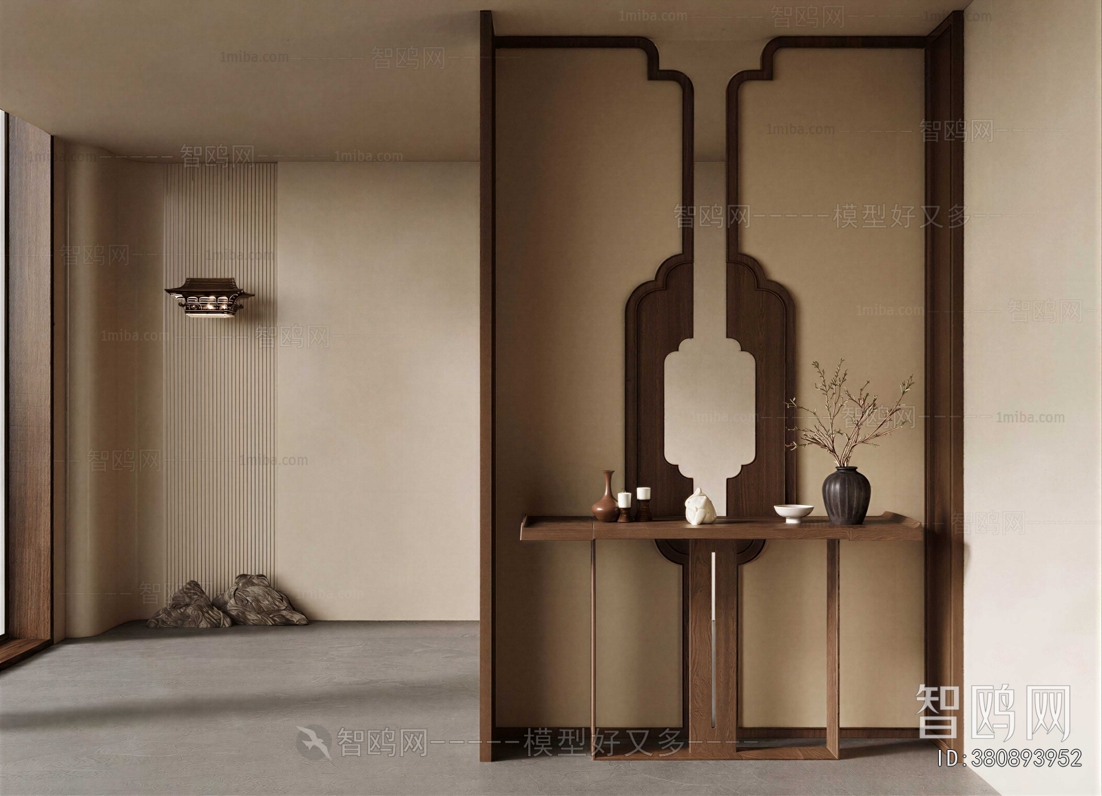 New Chinese Style Hallway