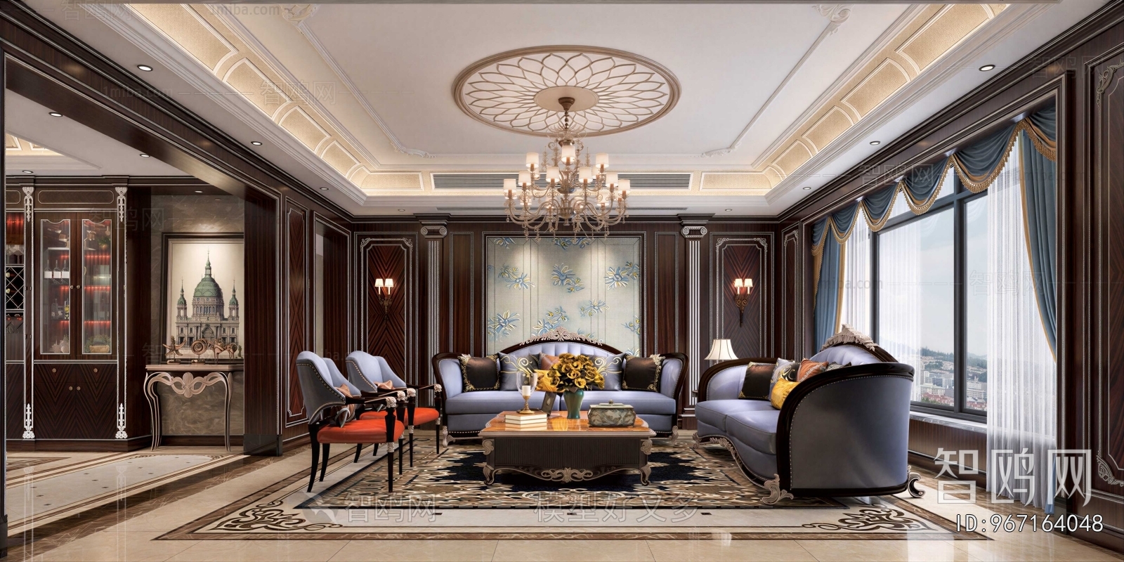 American Style A Living Room