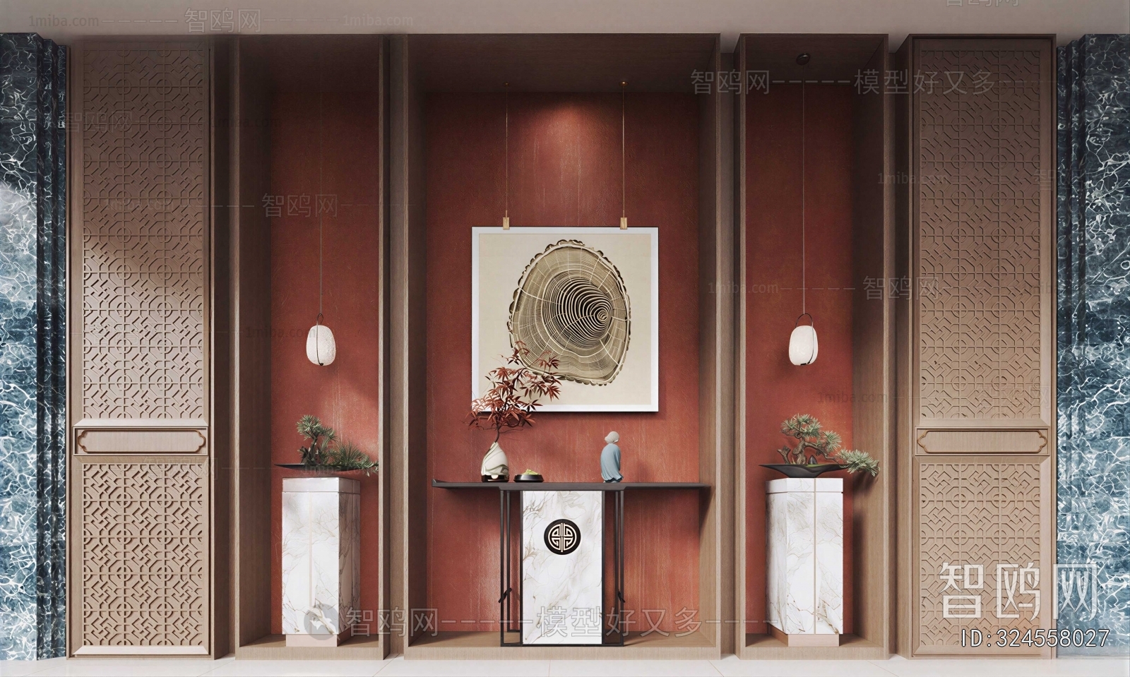 New Chinese Style Hallway