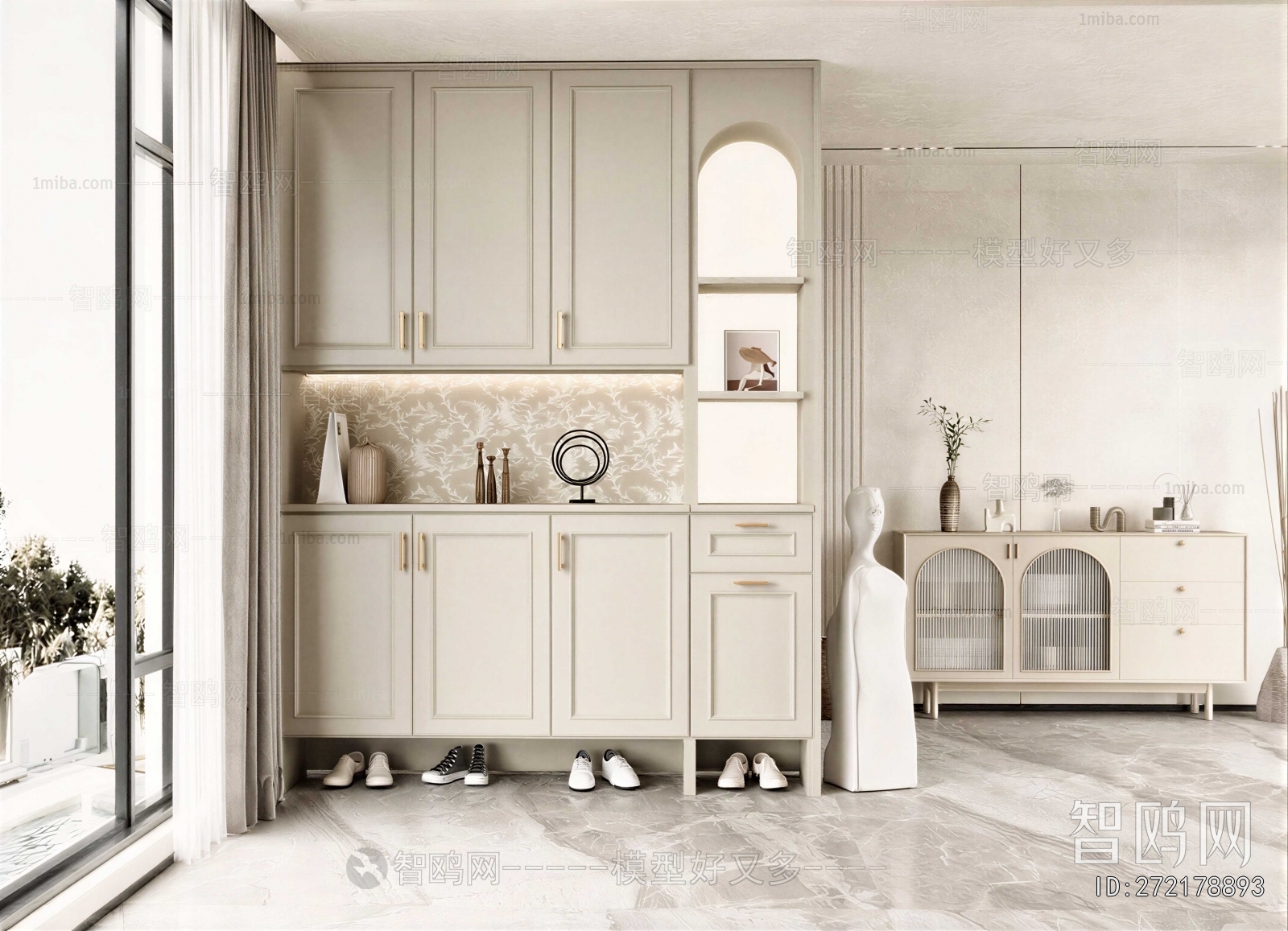 French Style Hallway