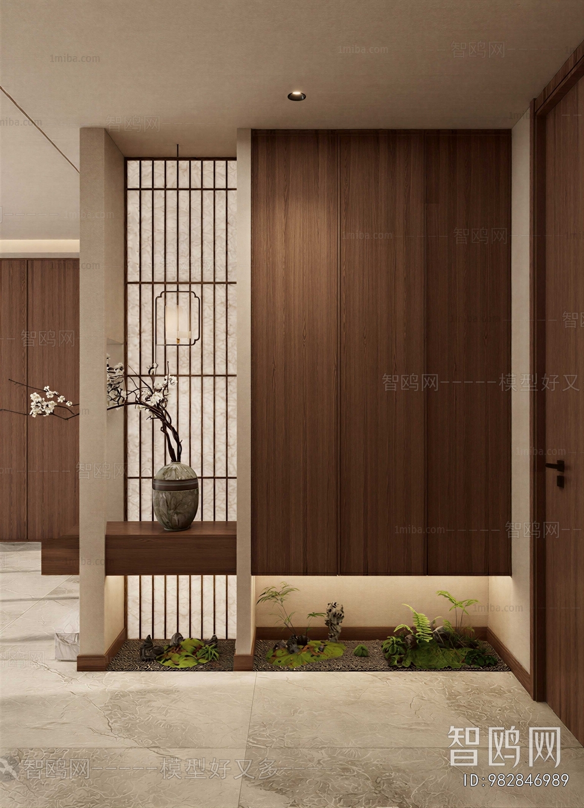 New Chinese Style Hallway