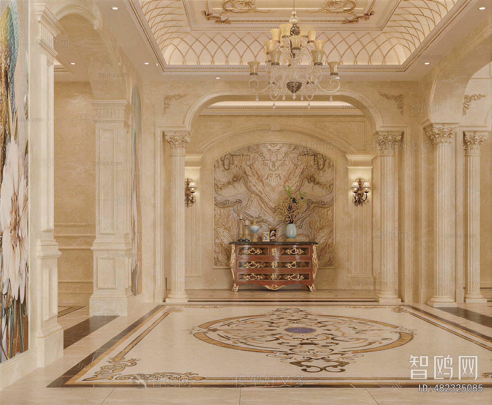 European Style Hallway