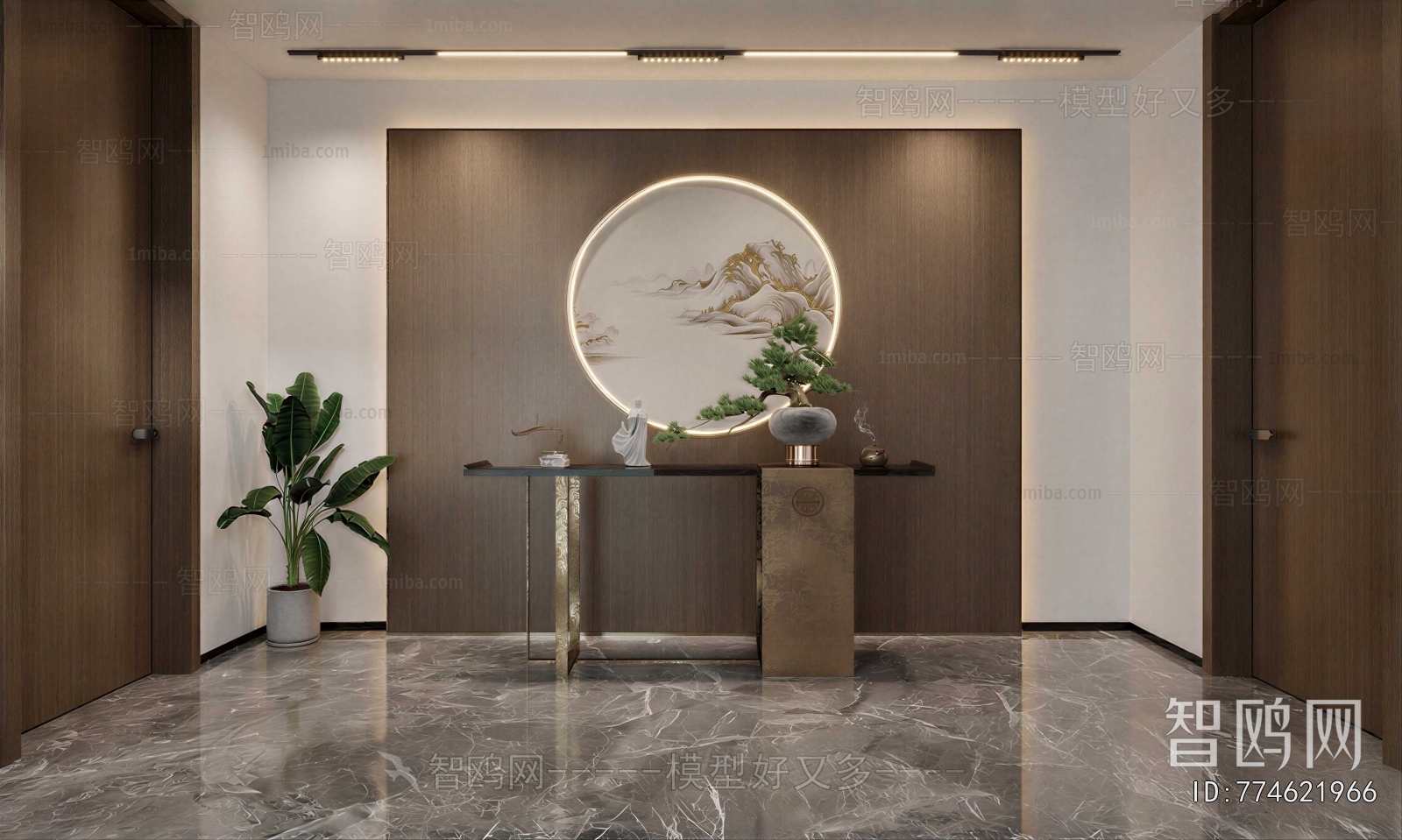 New Chinese Style Hallway