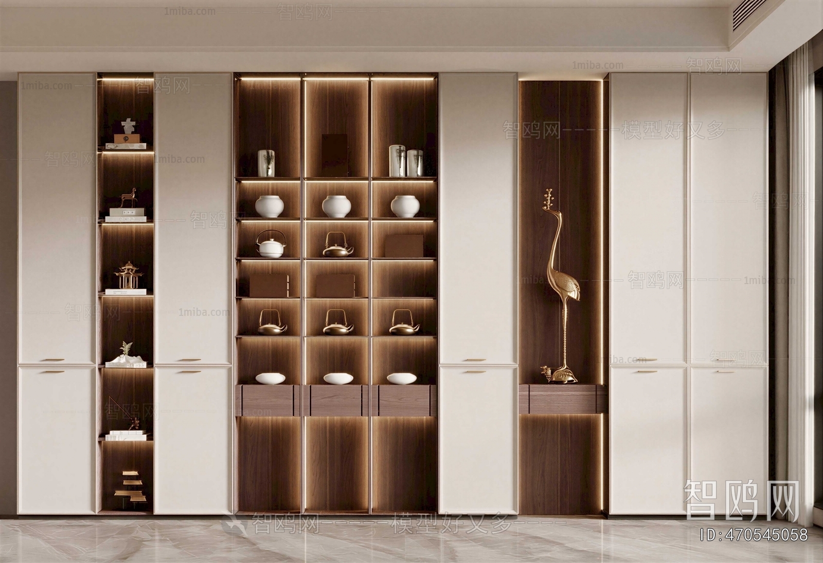 New Chinese Style Bookcase