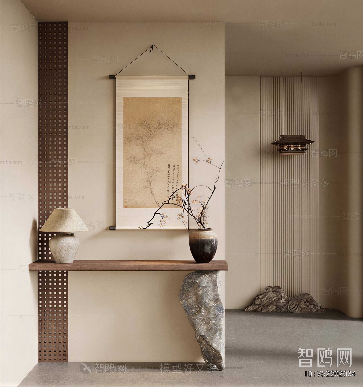 New Chinese Style Hallway