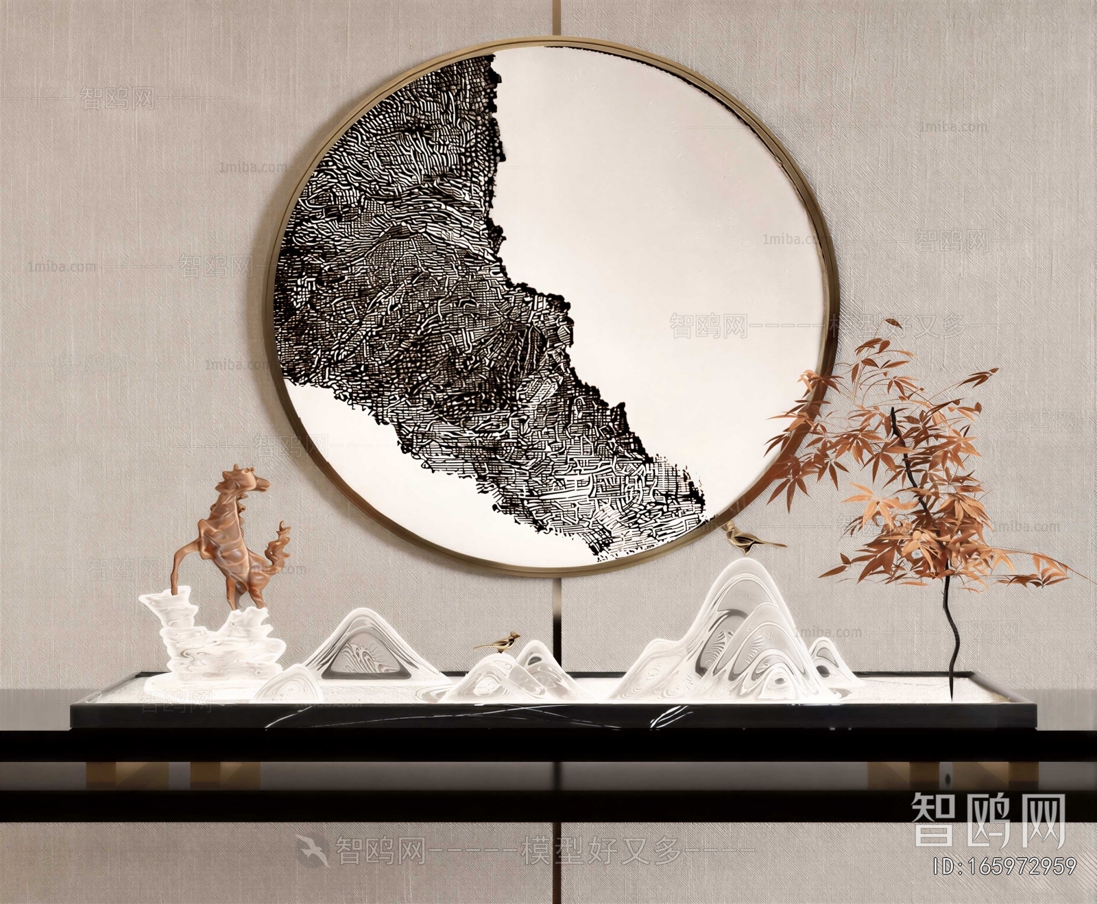 New Chinese Style Decorative Set