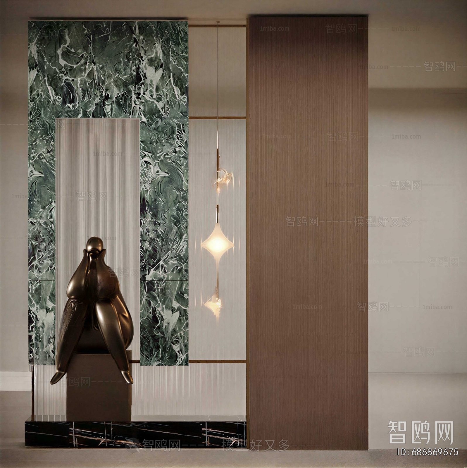 New Chinese Style Hallway