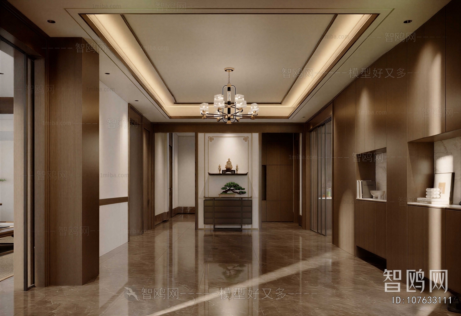 New Chinese Style Hallway