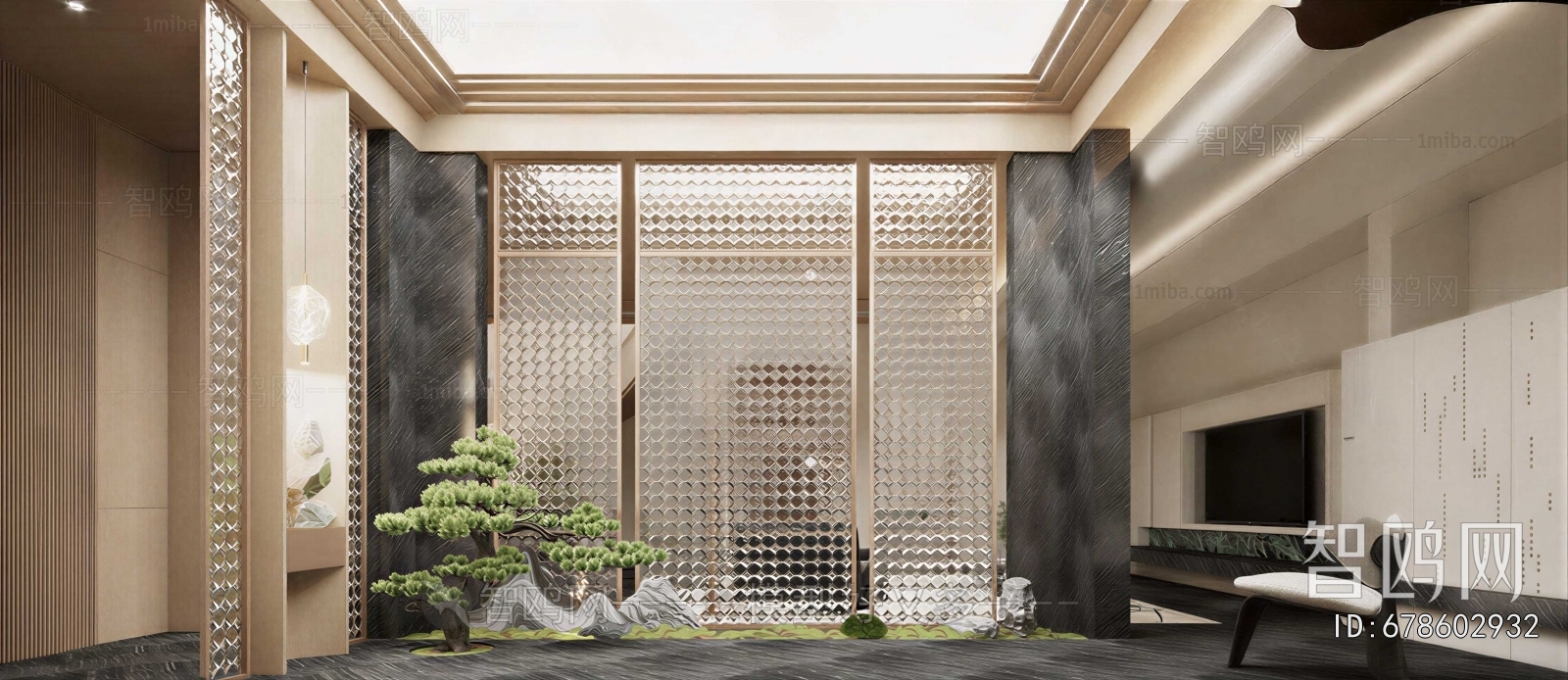 New Chinese Style Hallway