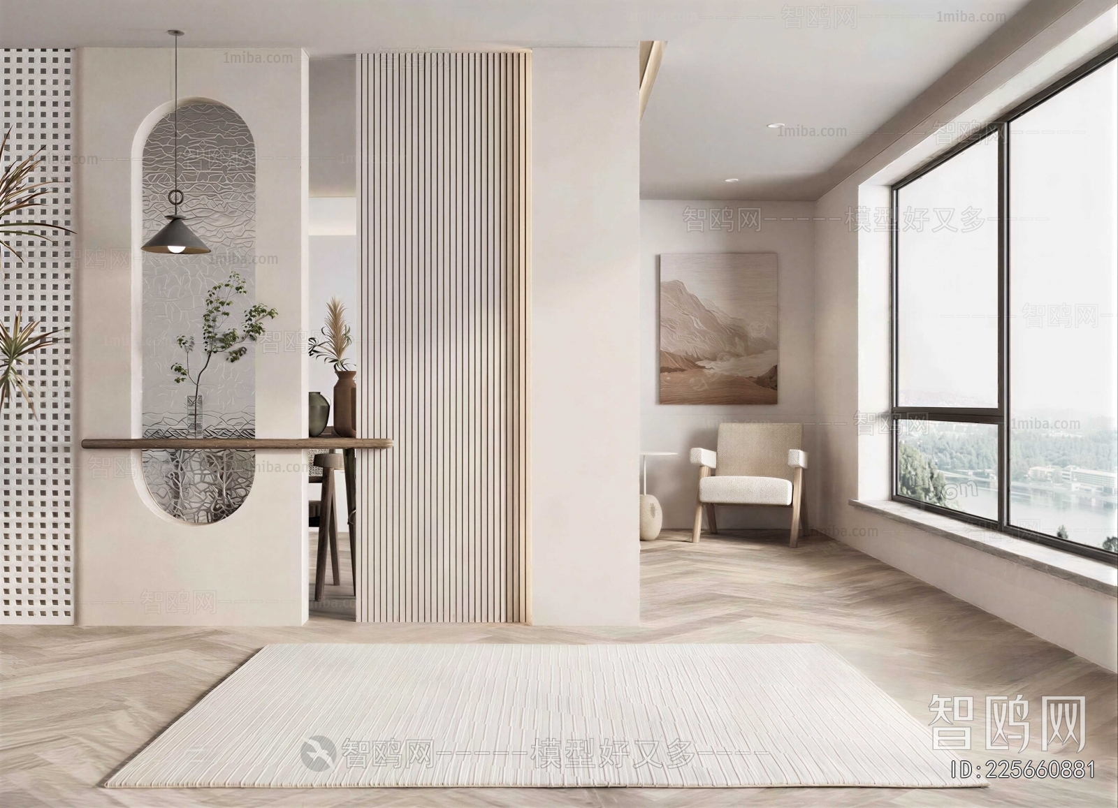 New Chinese Style Hallway