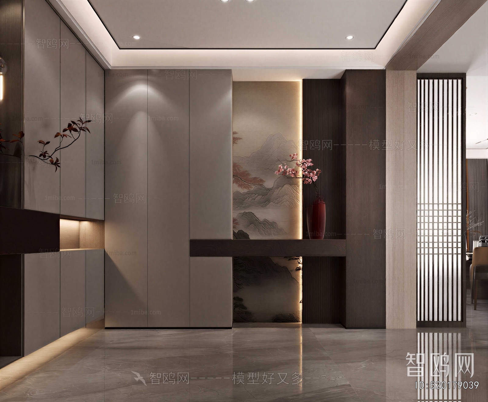 New Chinese Style Hallway