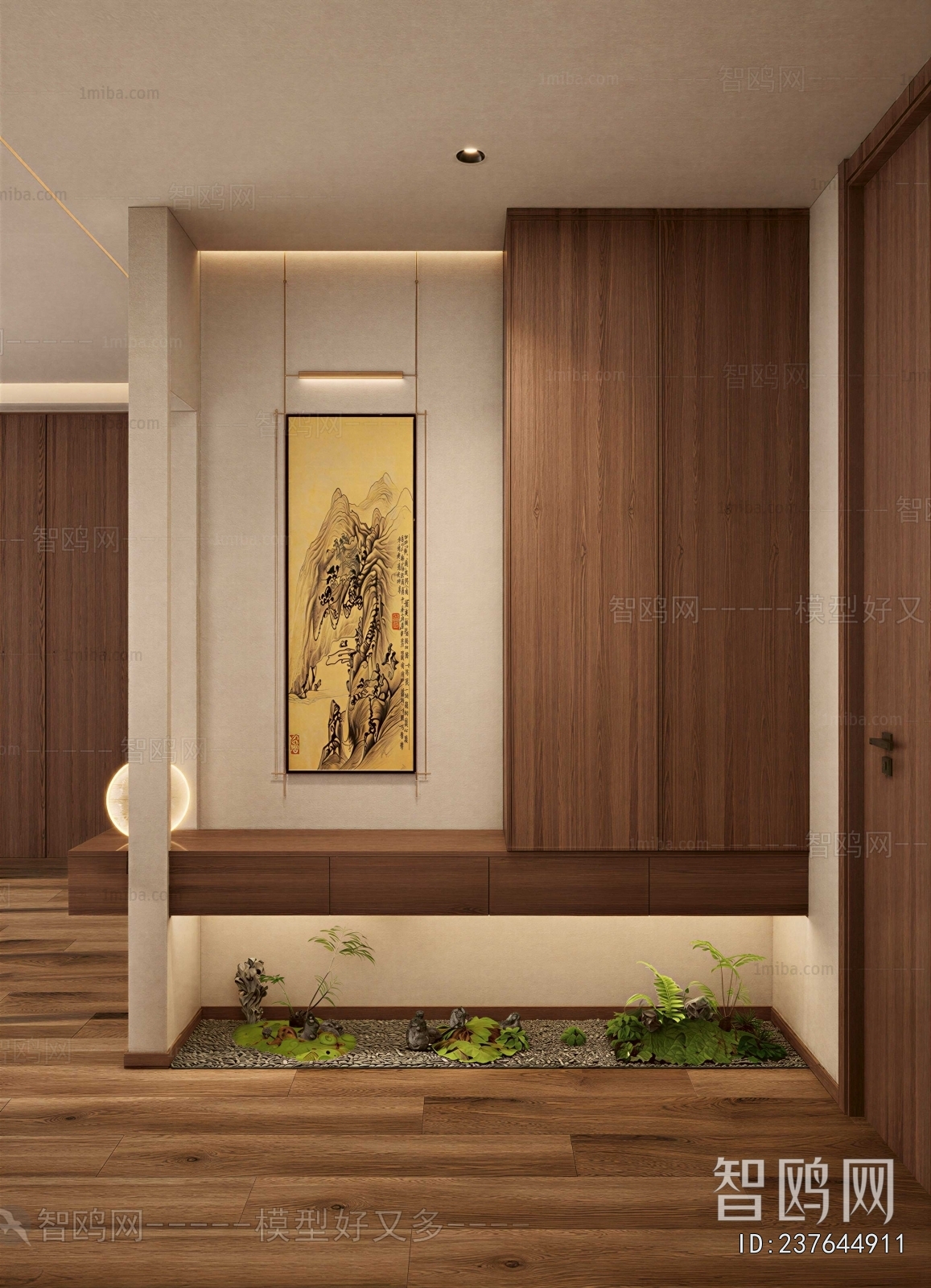 New Chinese Style Hallway