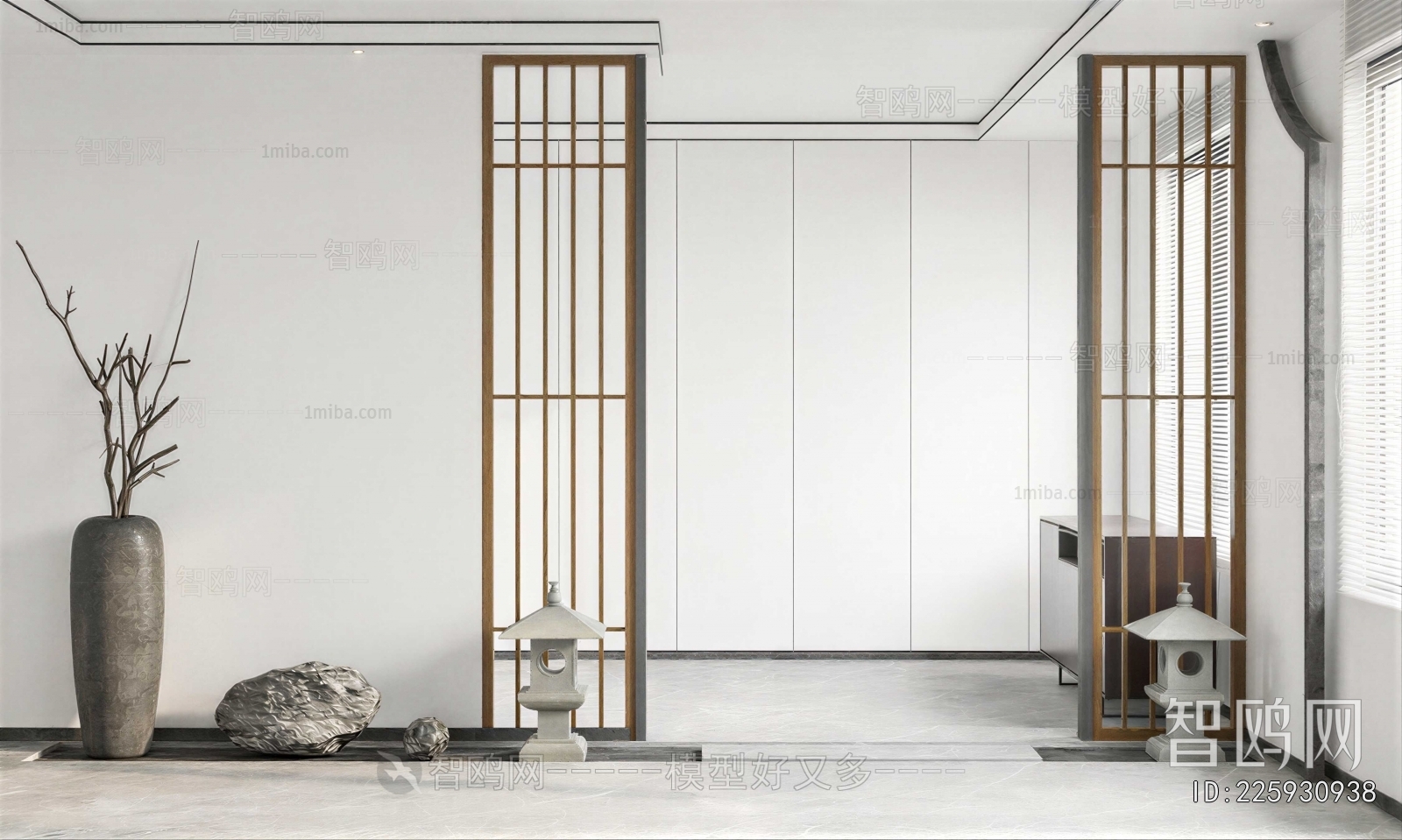 New Chinese Style Hallway