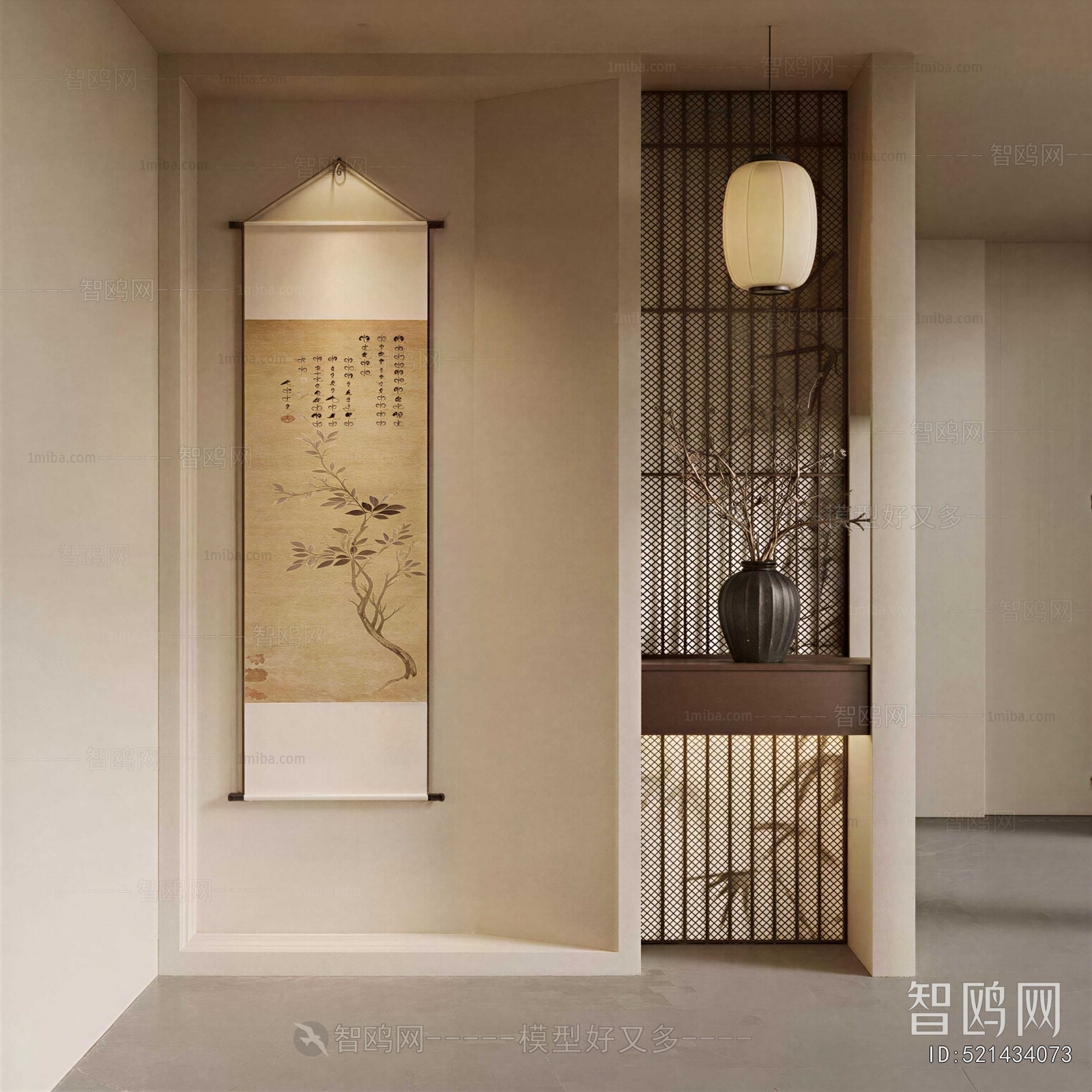New Chinese Style Hallway