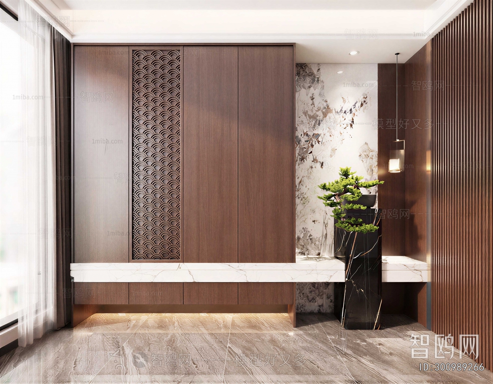 New Chinese Style Hallway